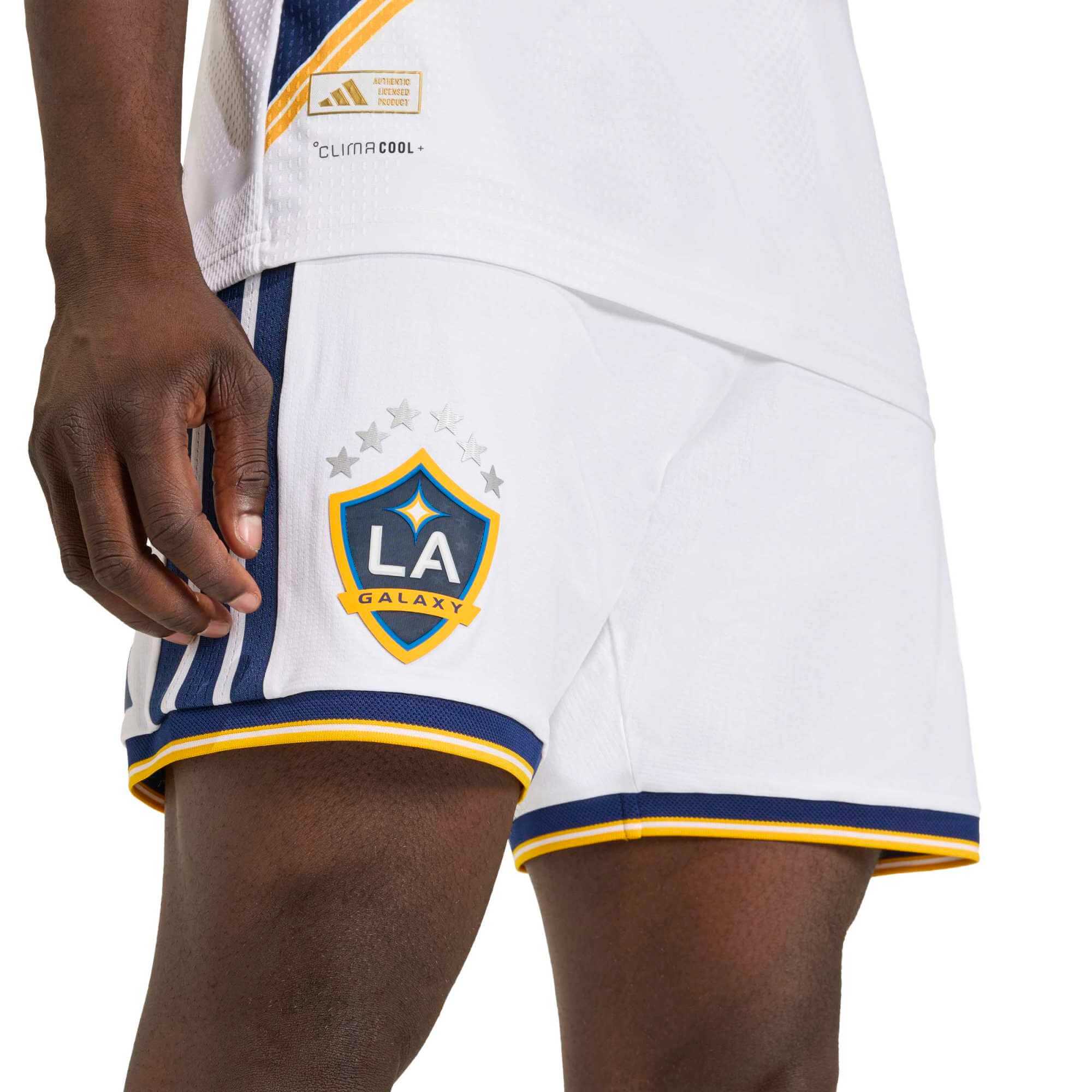 adidas 2026-27 LA Galaxy Men's Authentic Home Shorts (Detail 2)