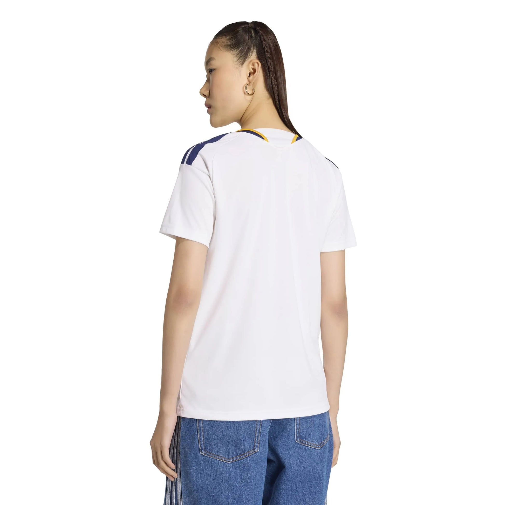 adidas 2026-27 LA Galaxy Women's Stadium Home Soccer Jersey (Model - Back)