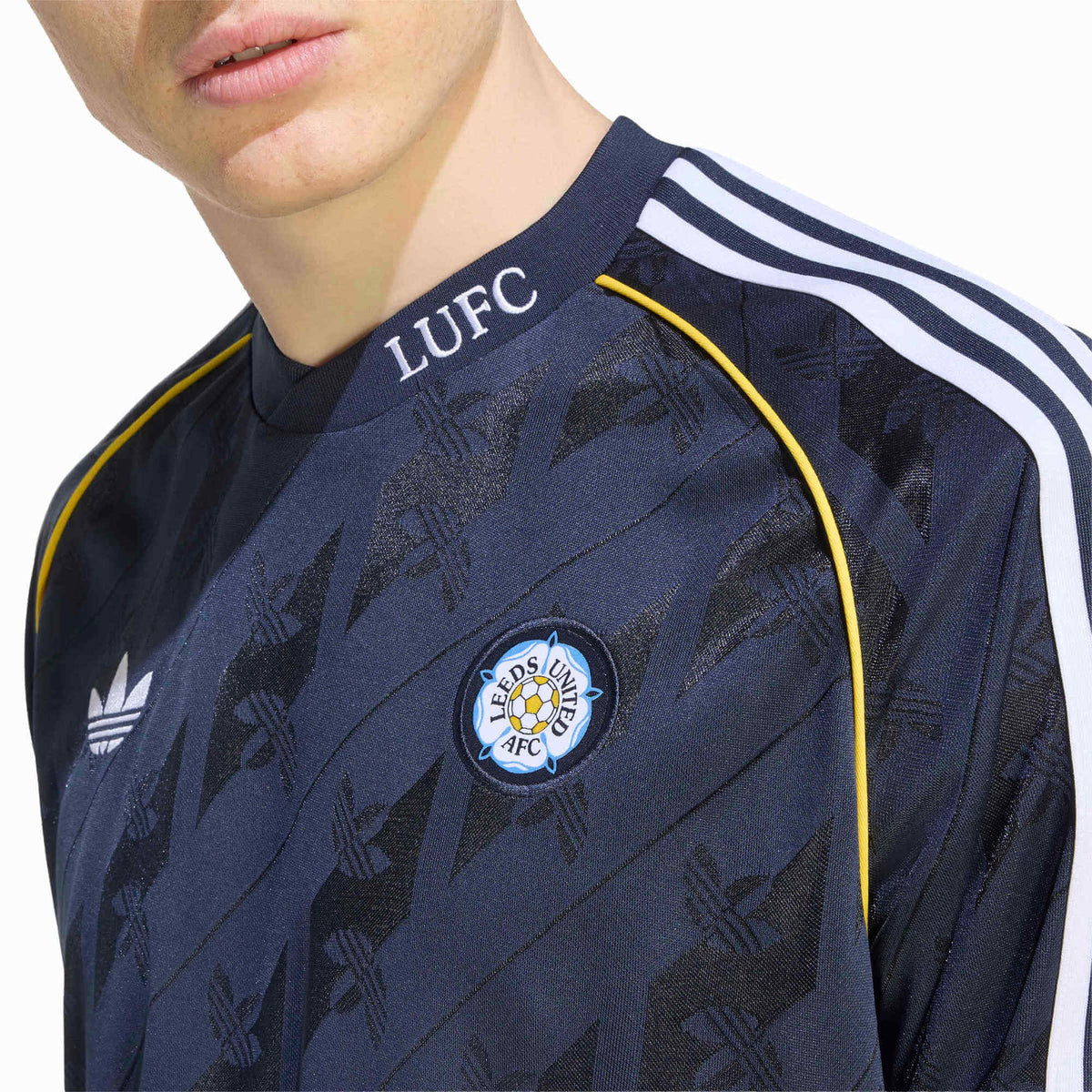 adidas 2026-27 Leeds United Men's Originals Soccer Jersey (Detail 1)