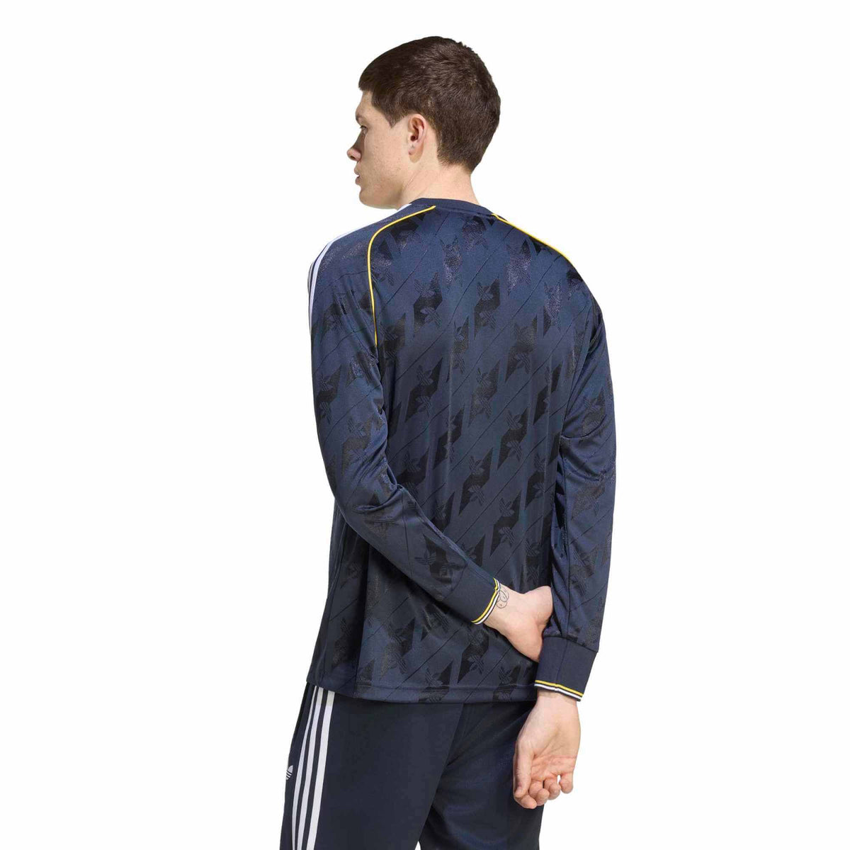 adidas 2026-27 Leeds United Men's Originals Soccer Jersey (Model - Back)