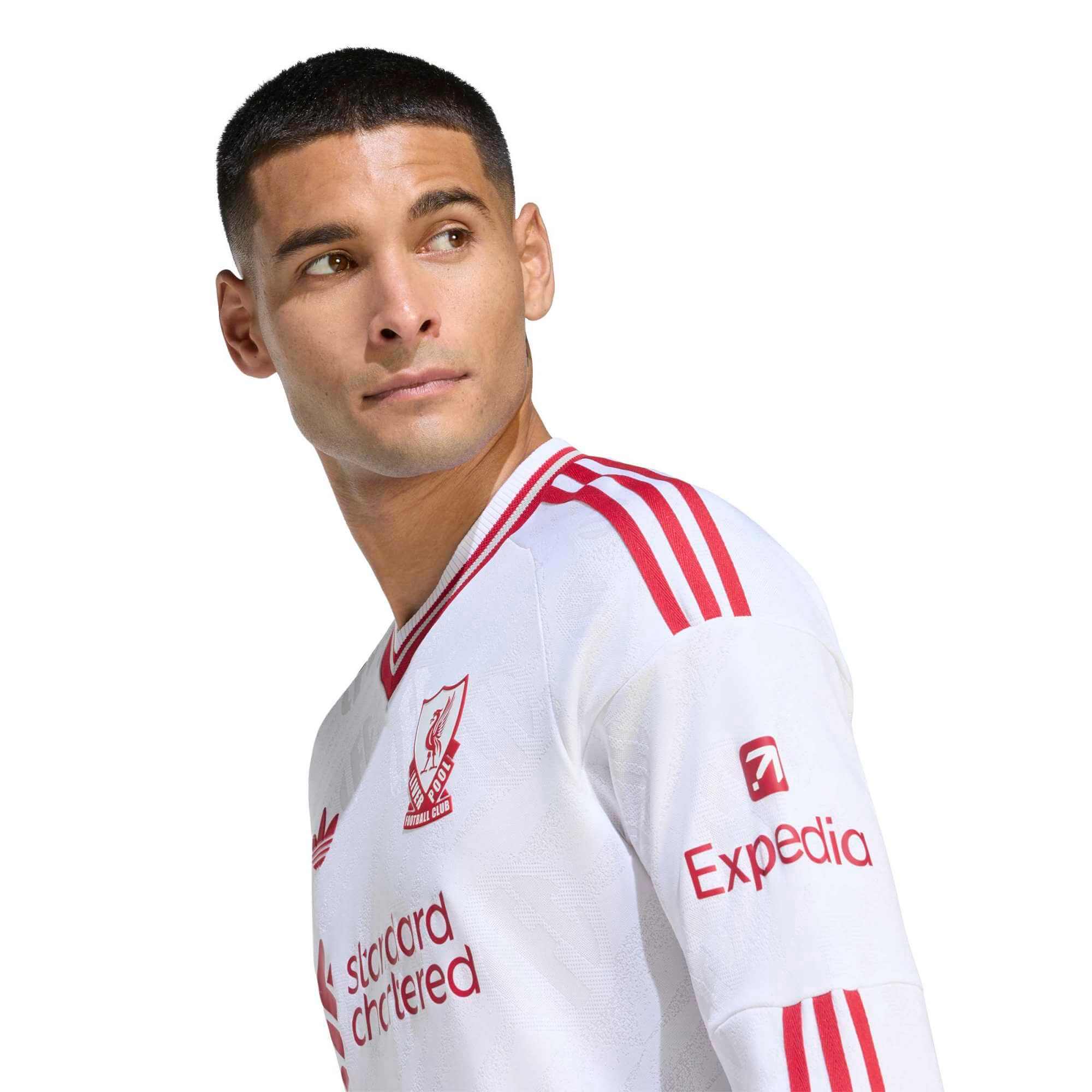 adidas 2026-27 Liverpool Men's Authentic Away Long-Sleeve Soccer Jersey