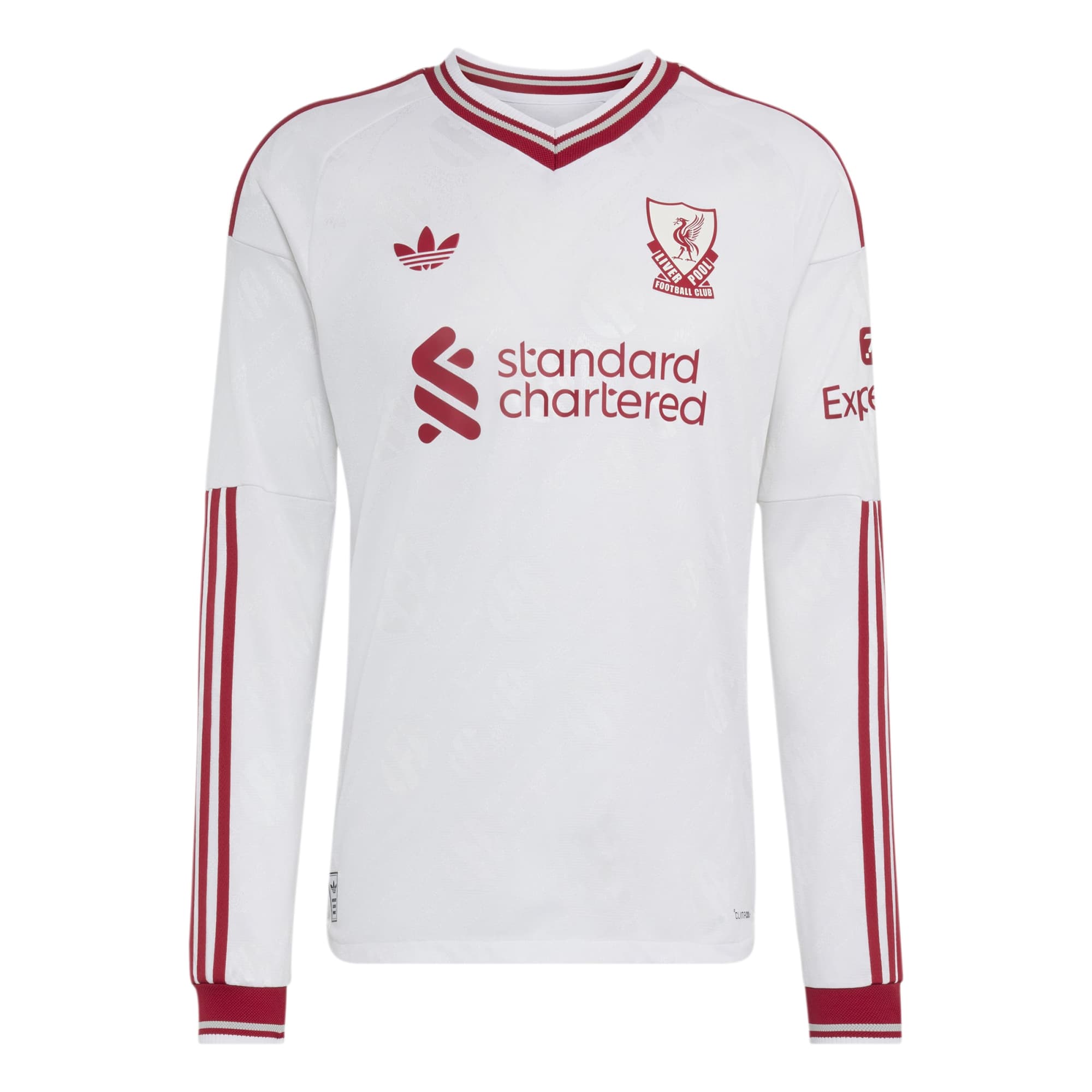 adidas 2026-27 Liverpool Men's Authentic Away Long-Sleeve Soccer Jersey