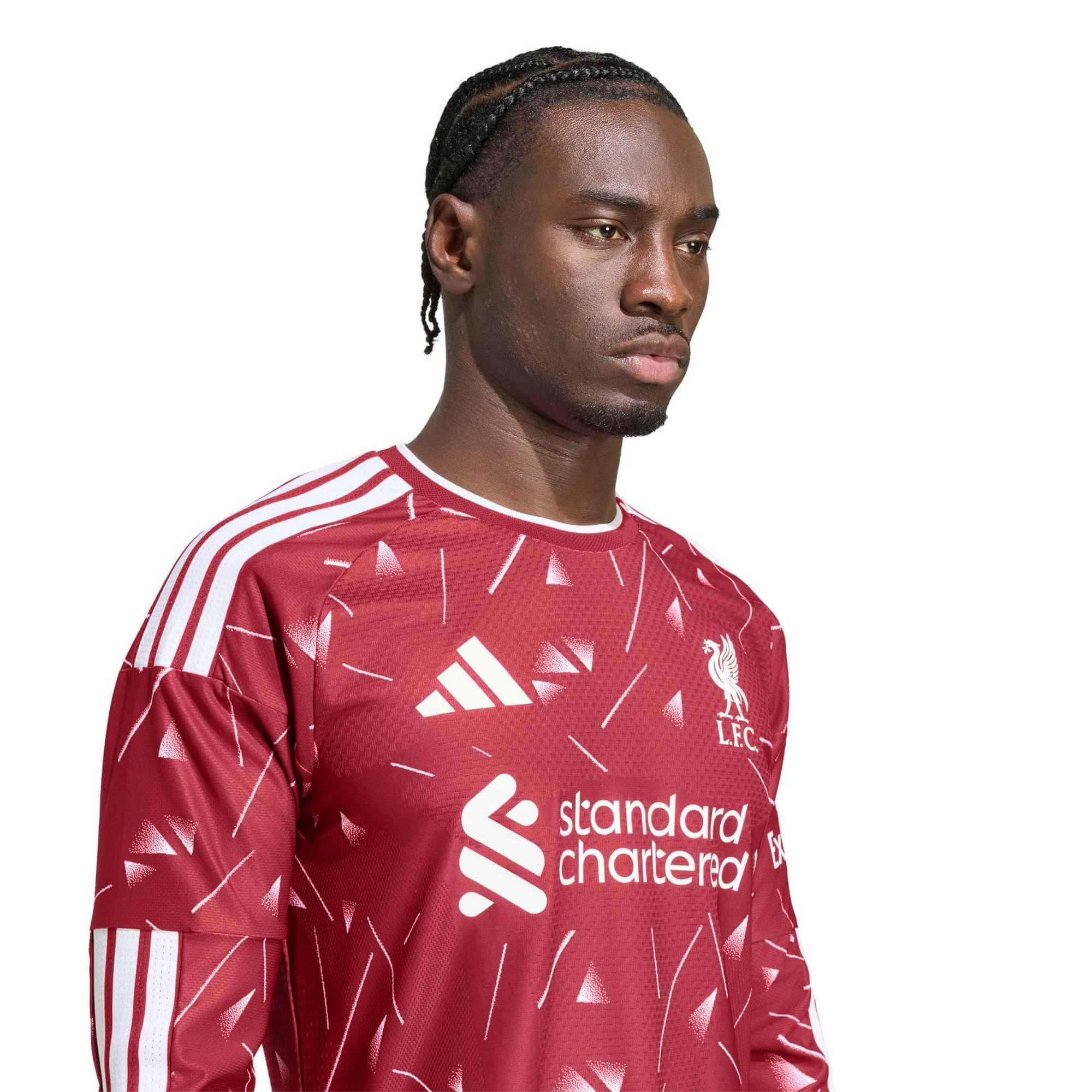 adidas 2026-27 Liverpool Men's Authentic Home Long-Sleeve Soccer Jersey