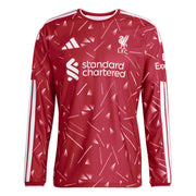 adidas 2026-27 Liverpool Men's Authentic Home Long-Sleeve Soccer Jersey