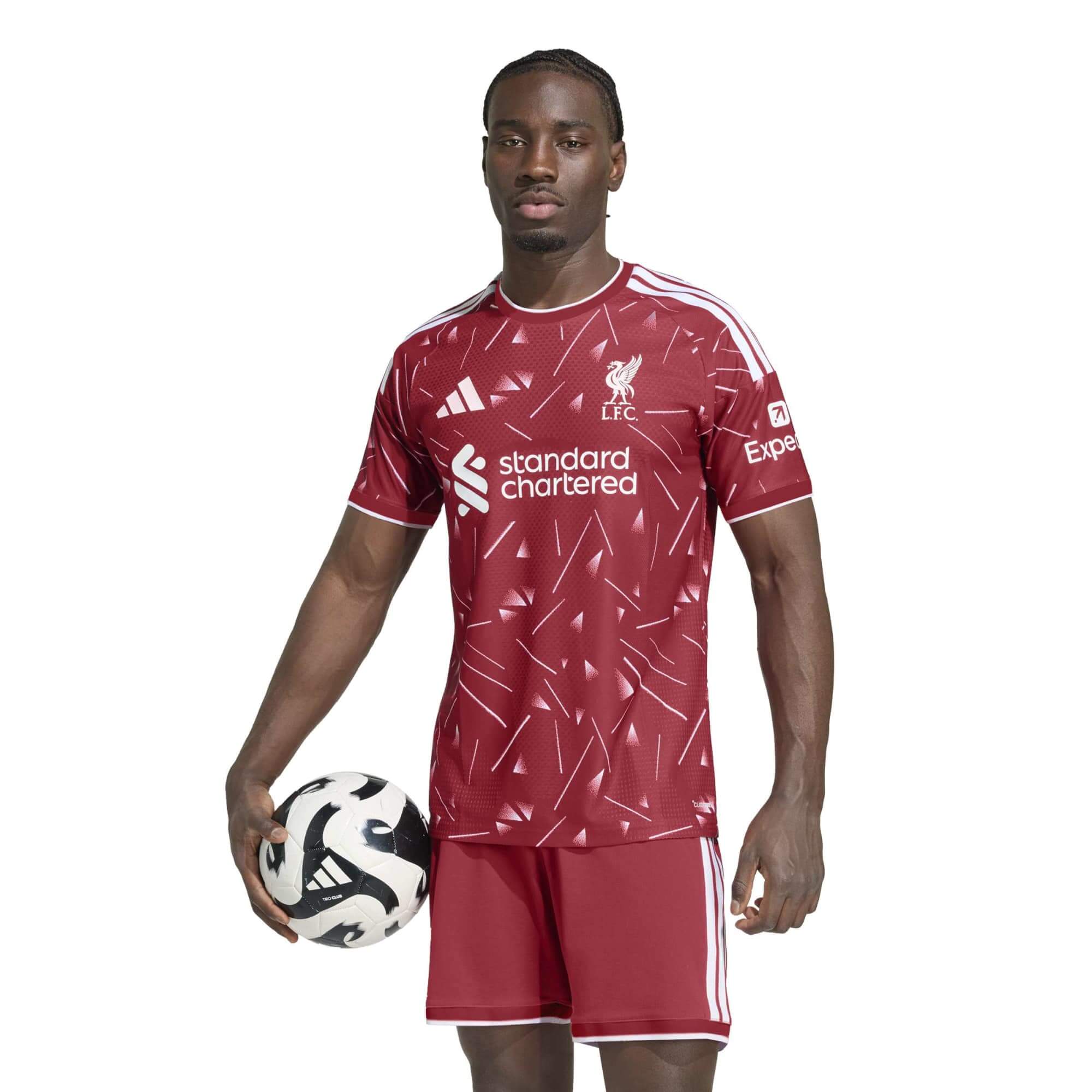 adidas 2026-27 Liverpool Men's Authentic Home Soccer Jersey (Model - Front)