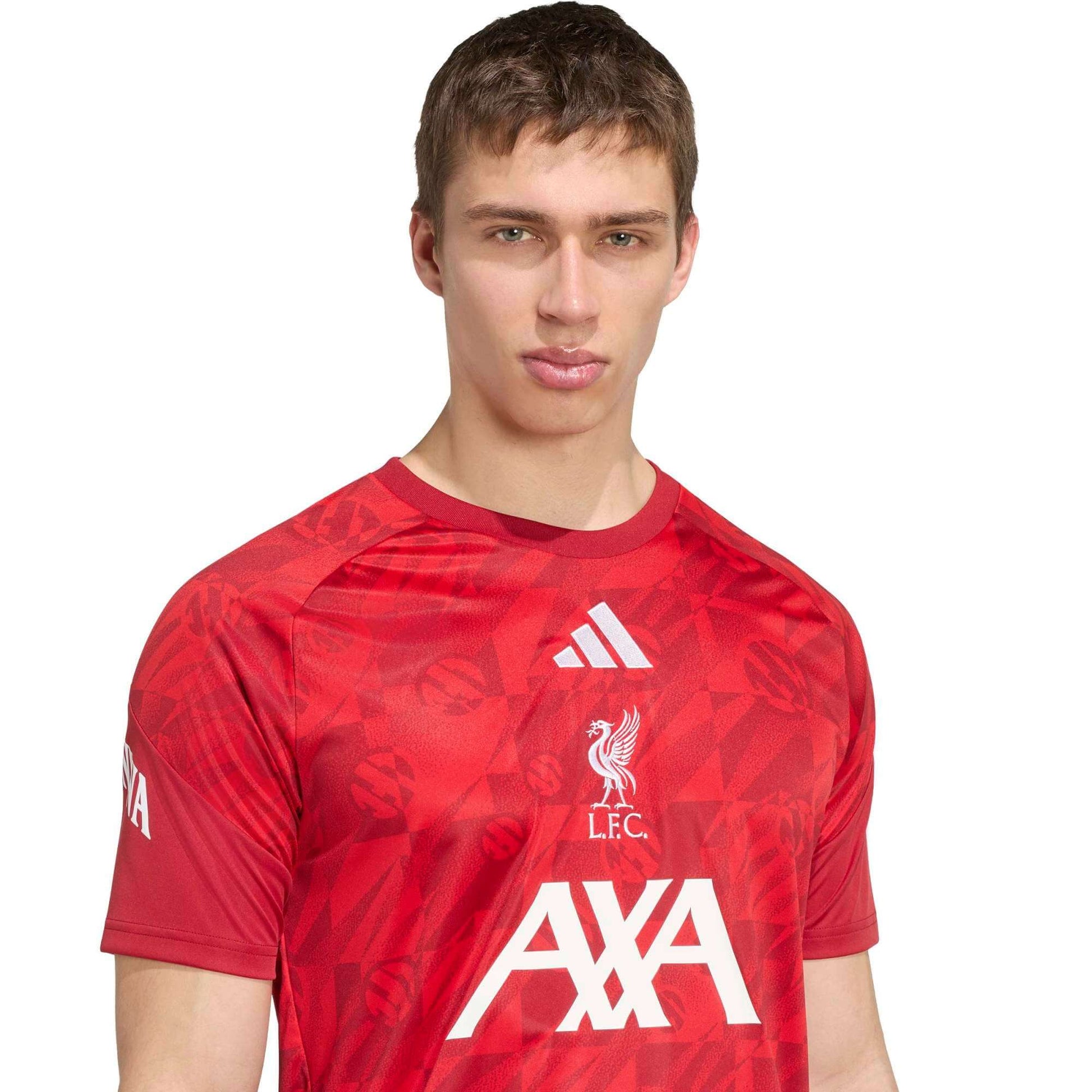 adidas 2026-27 Liverpool Men's Pre-Match Soccer Jersey (Detail 1)