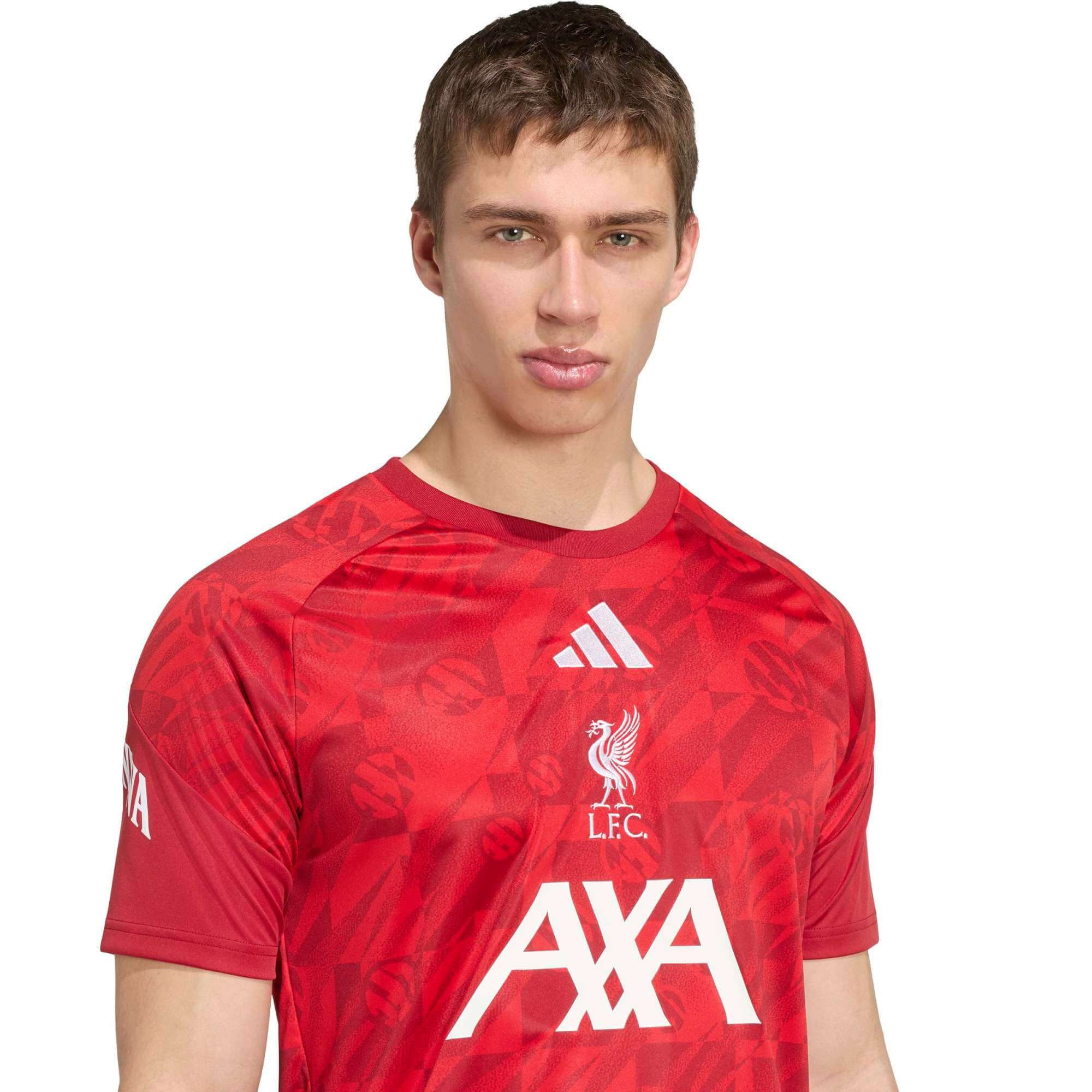 adidas 2026-27 Liverpool Men's Pre-Match Soccer Jersey (Detail 1)