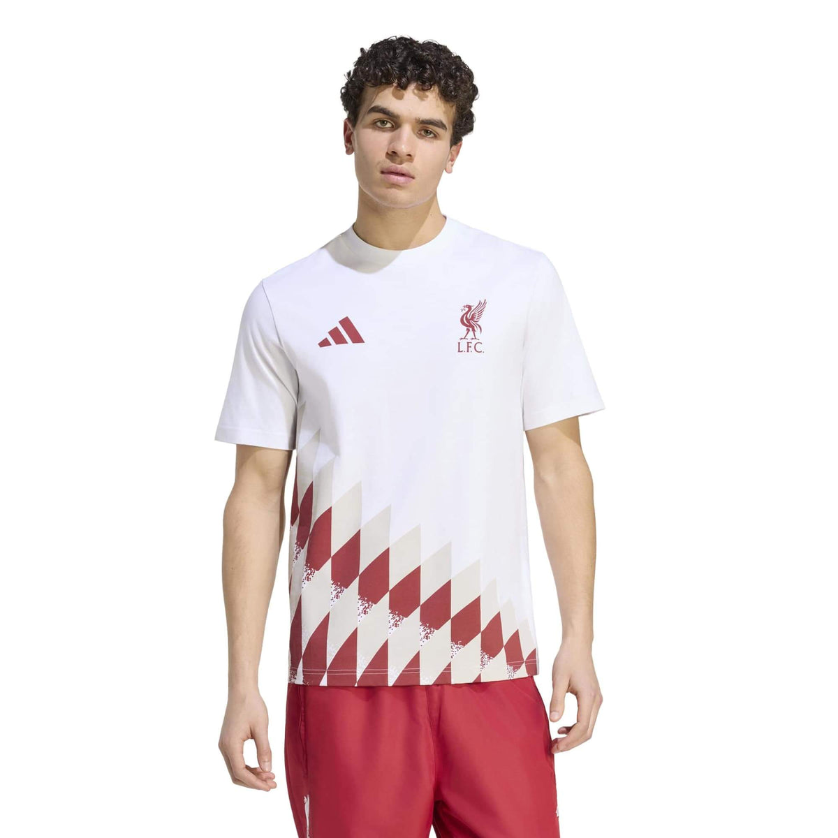 adidas 2026-27 Liverpool Men's Stadium Graphic Tee (Model - Front)