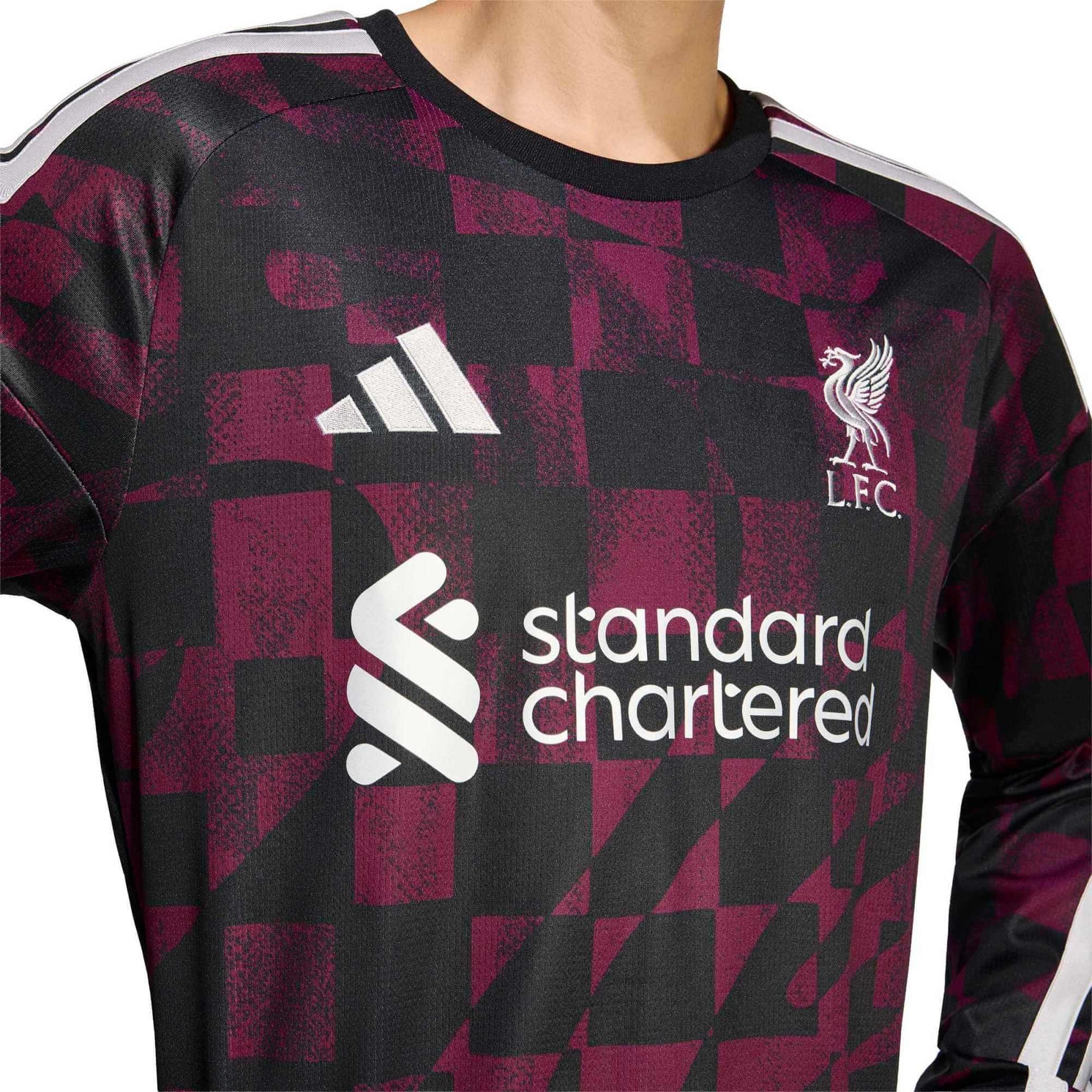 adidas 2026-27 Liverpool Men's Stadium Third Long-Sleeve Soccer Jersey (Detail 1)