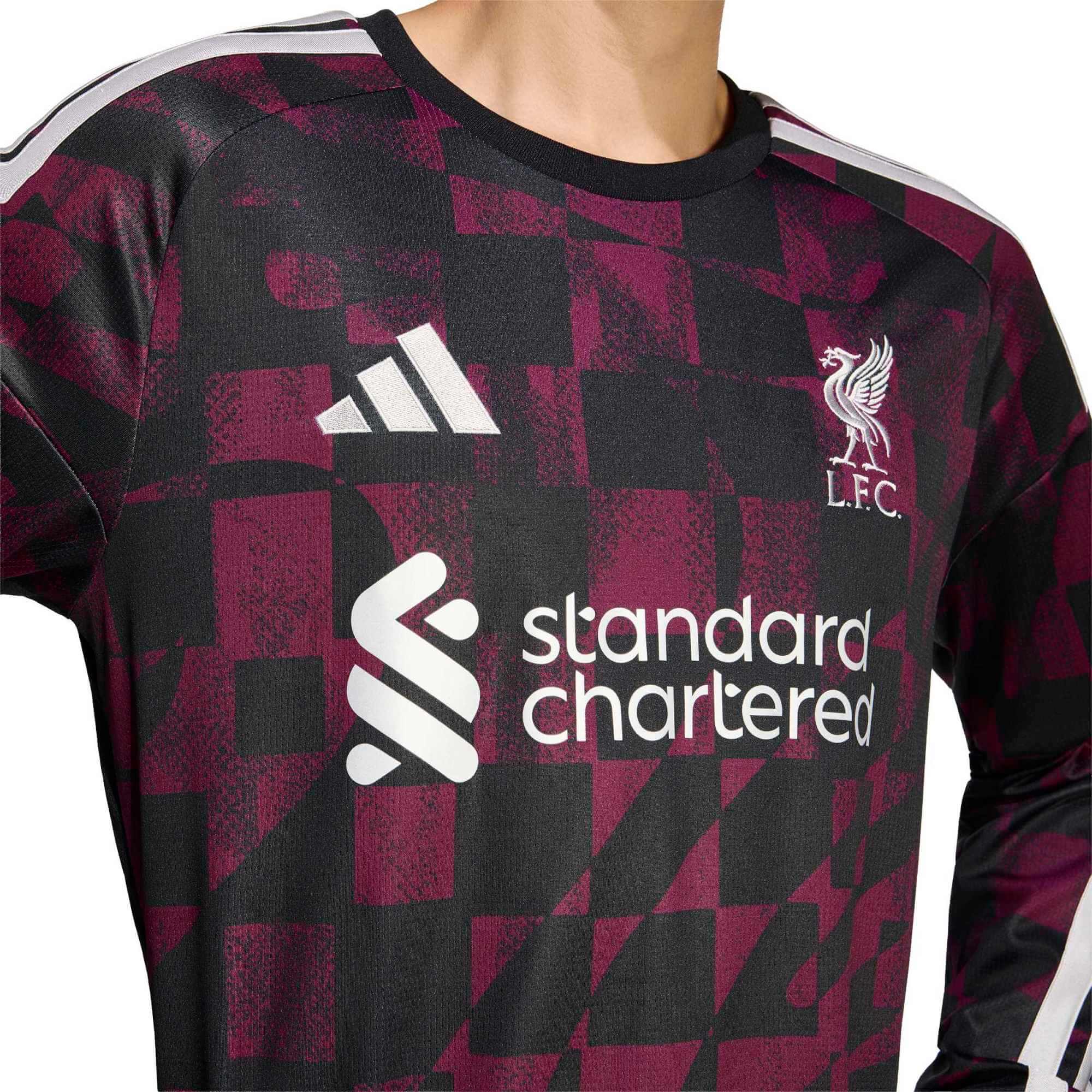 adidas 2026-27 Liverpool Men's Stadium Third Long-Sleeve Soccer Jersey (Detail 1)