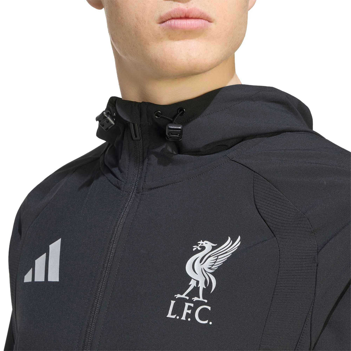 adidas 2026-27 Liverpool Men's Tiro Travel Full-Zip Windbreaker (Detail 1)