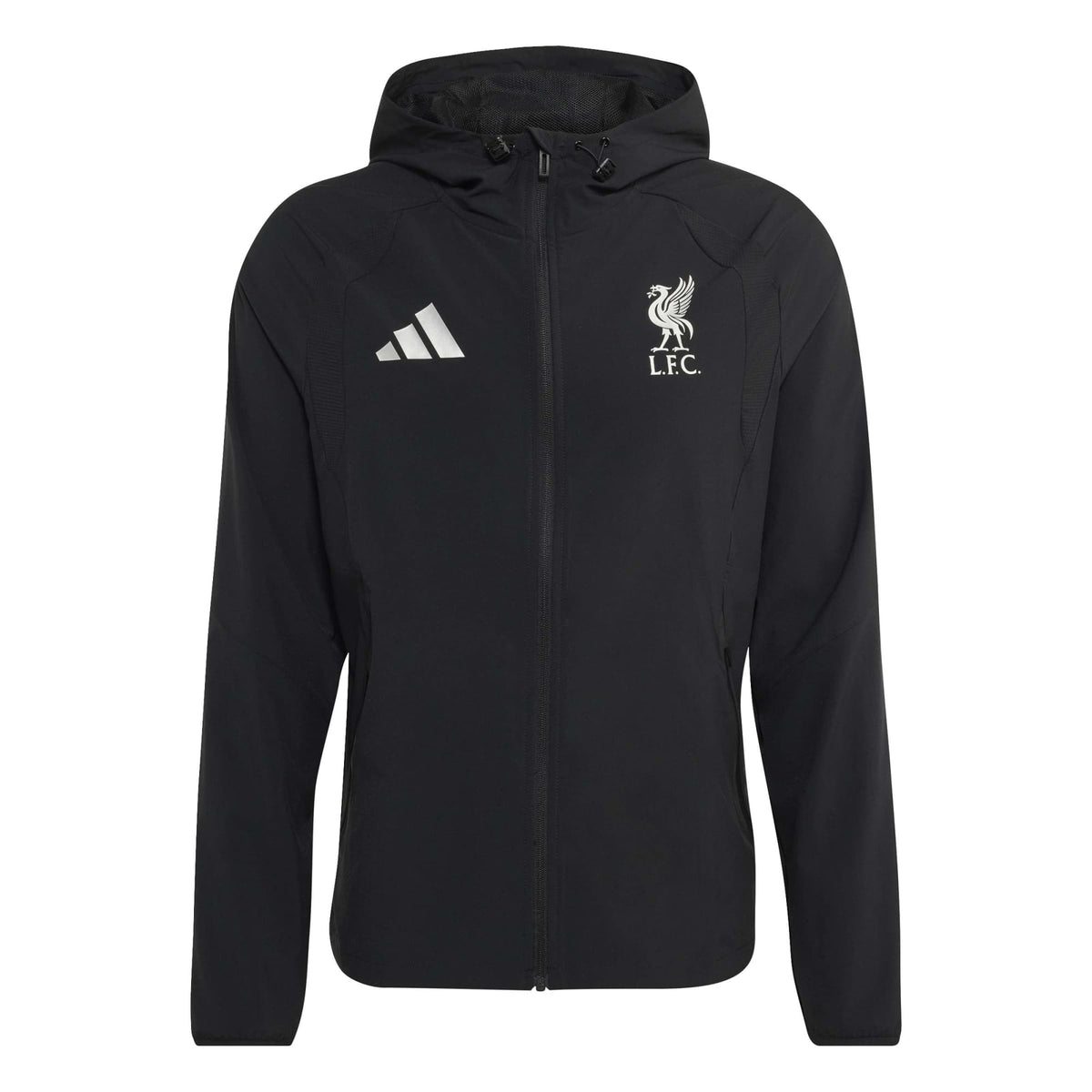 adidas 2026-27 Liverpool Men's Tiro Travel Full-Zip Windbreaker (Front)