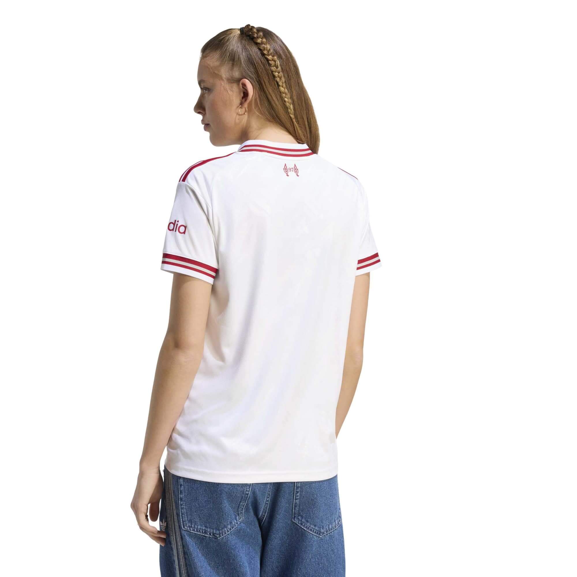 adidas 2026-27 Liverpool Women's Stadium Away Soccer Jersey (Model - Back)