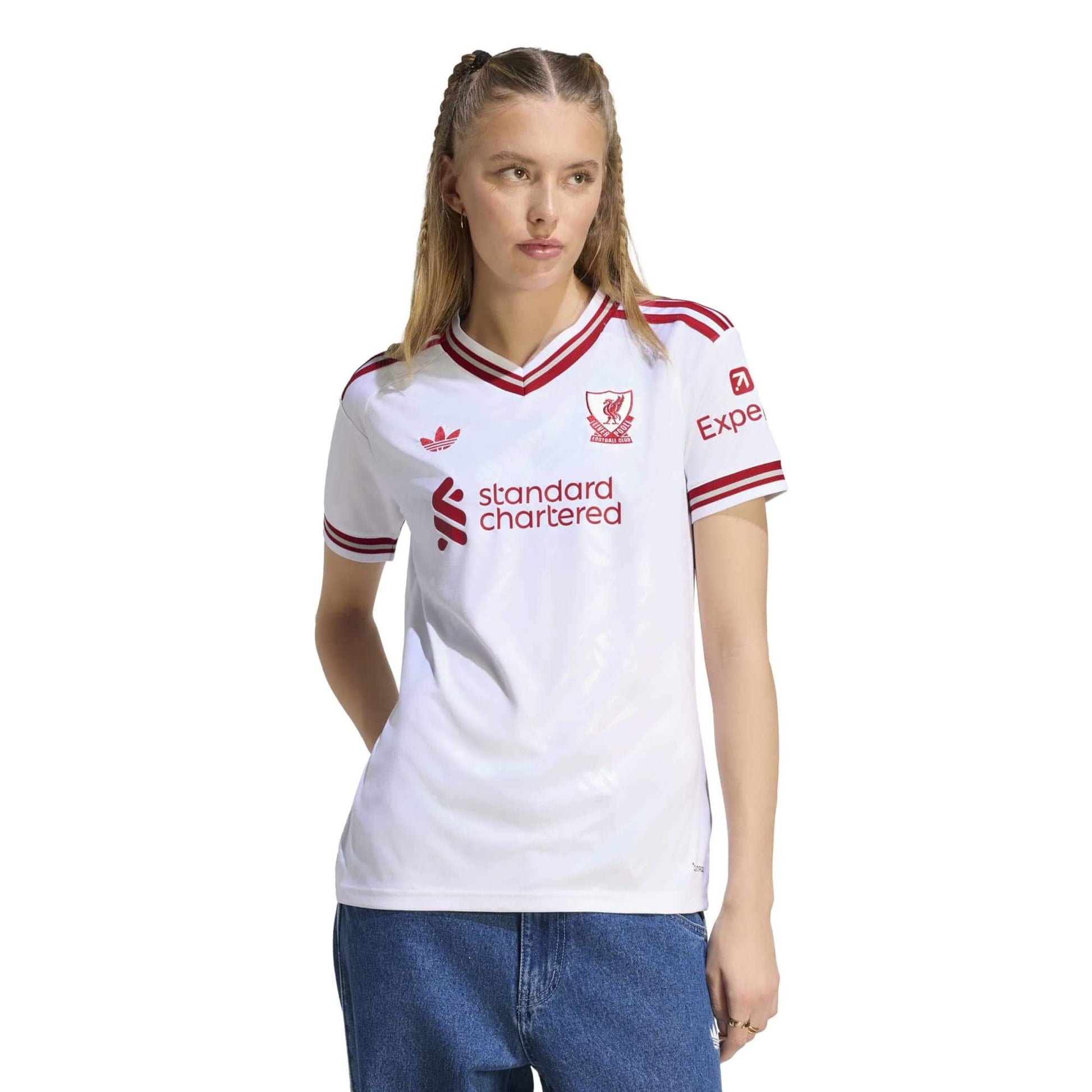 adidas 2026-27 Liverpool Women's Stadium Away Soccer Jersey (Model - Front)