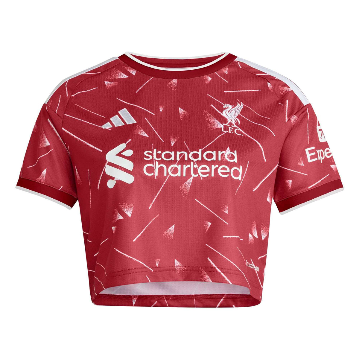 adidas 2026-27 Liverpool Women's Stadium Home Cropped Soccer Jersey (Front)
