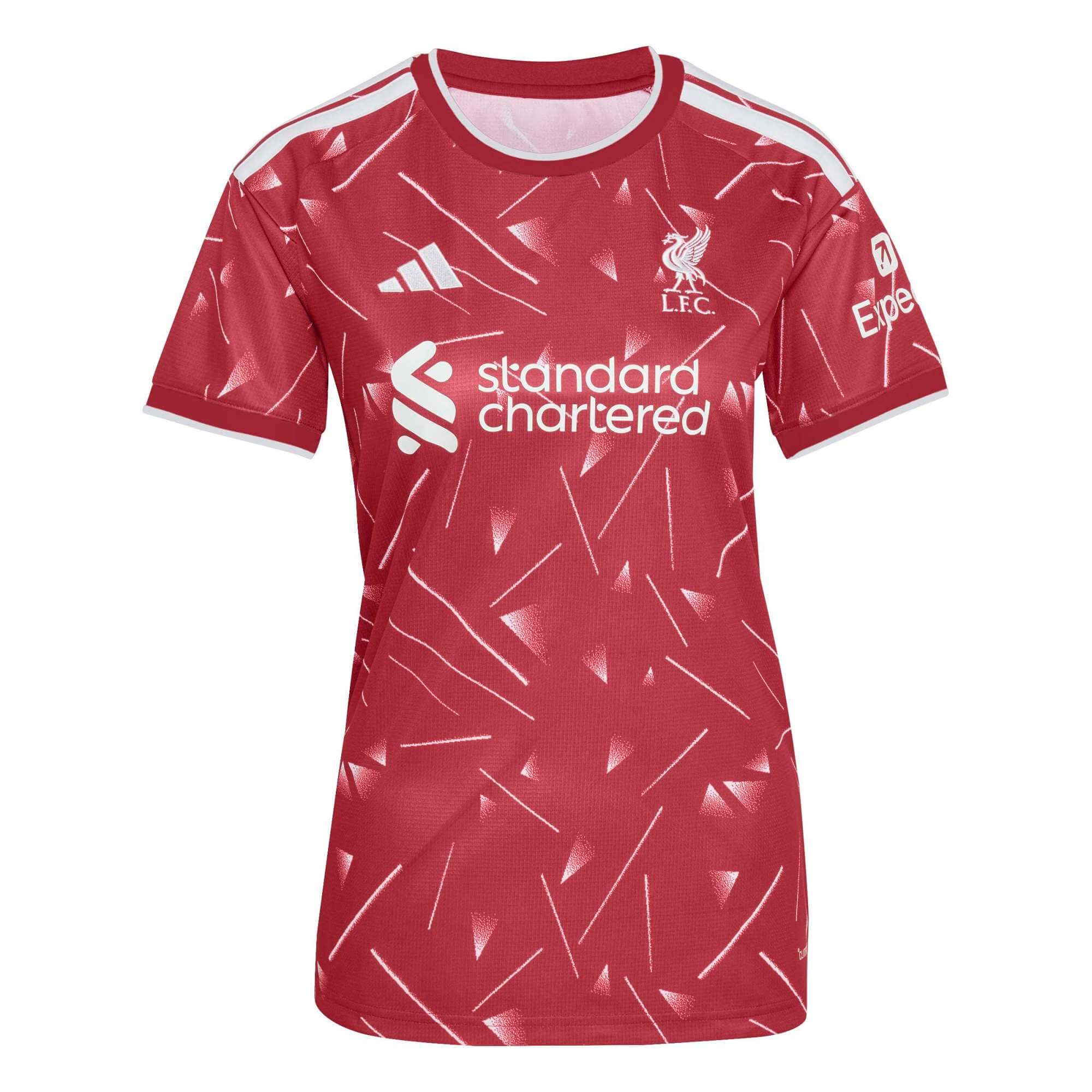 adidas 2026-27 Liverpool Women's Stadium Home Soccer Jersey (Front)
