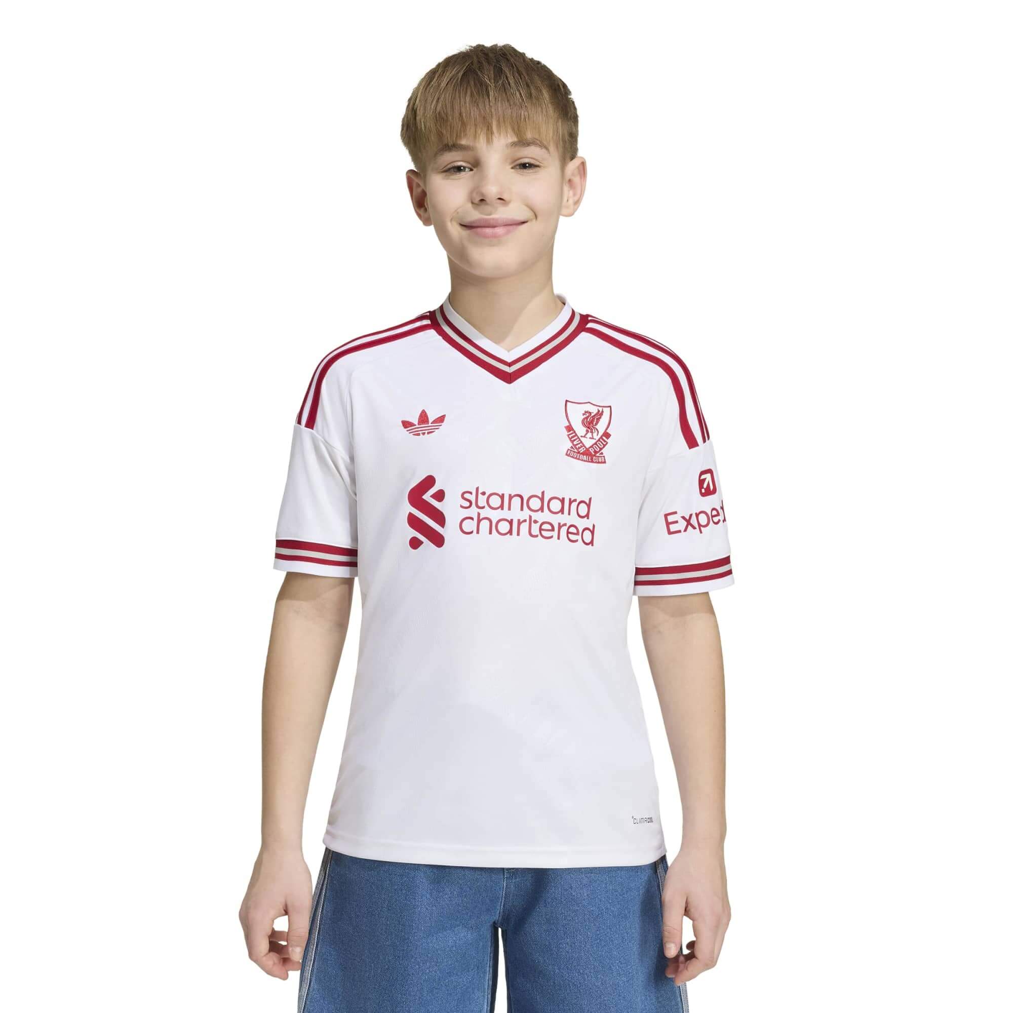 adidas 2026-27 Liverpool Youth Stadium Away Soccer Jersey (Model - Front)