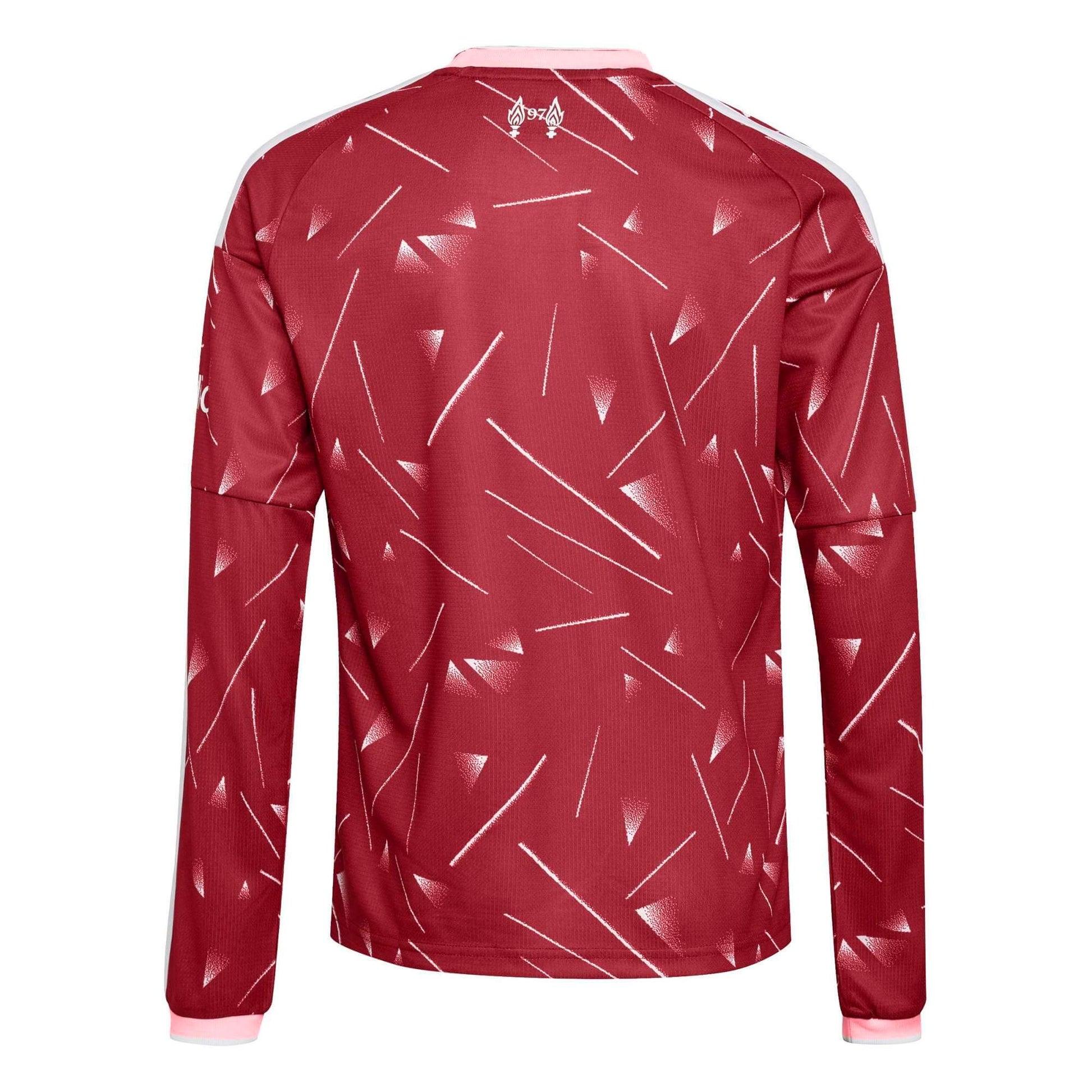 adidas 2026-27 Liverpool Youth Stadium Home Long-Sleeve Soccer Jersey (Back)