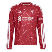adidas 2026-27 Liverpool Youth Stadium Home Long-Sleeve Soccer Jersey (Front)