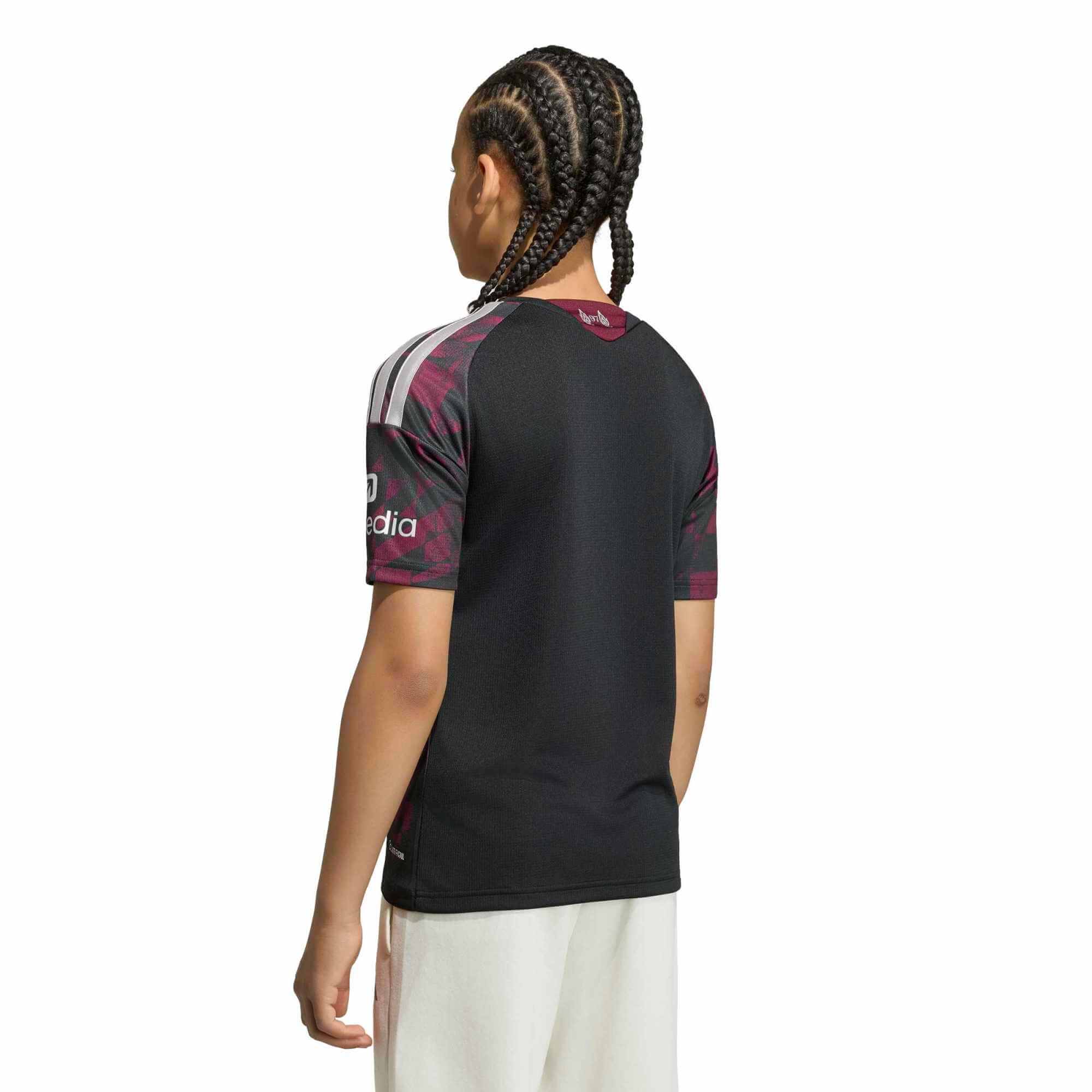 adidas 2026-27 Liverpool Youth Stadium Third Soccer Jersey (Model - Back)