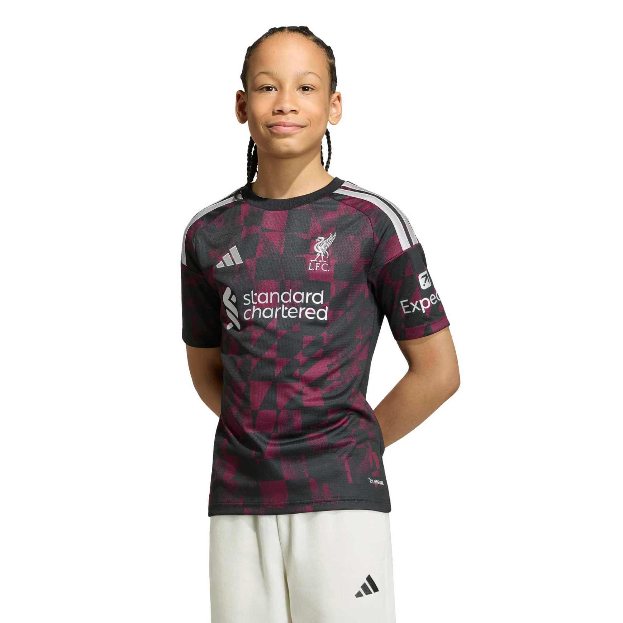 adidas 2026-27 Liverpool Youth Stadium Third Soccer Jersey (Model - Front)