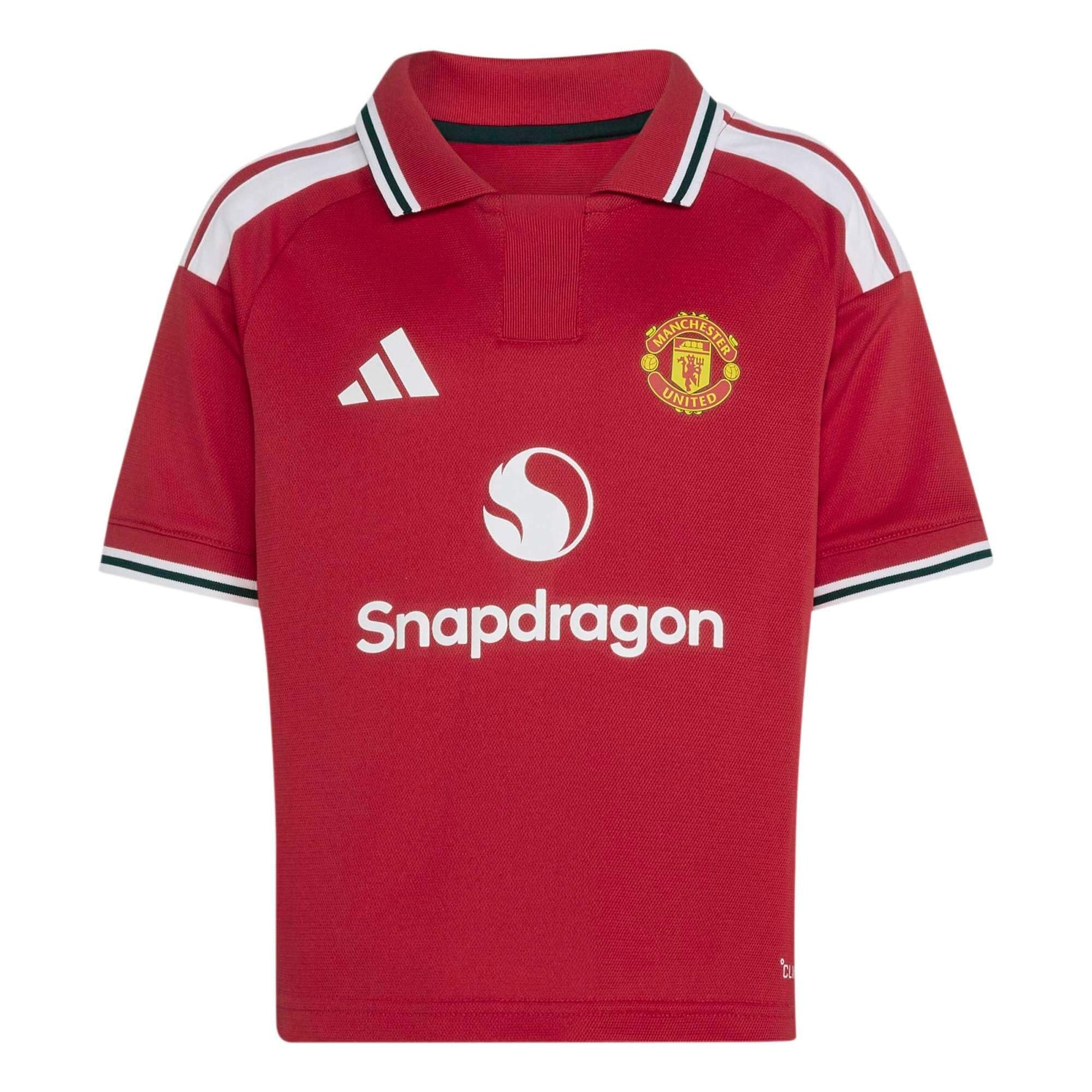 adidas 2026-27 Manchester United Kid's Home Mini Kit (Jersey - Front)