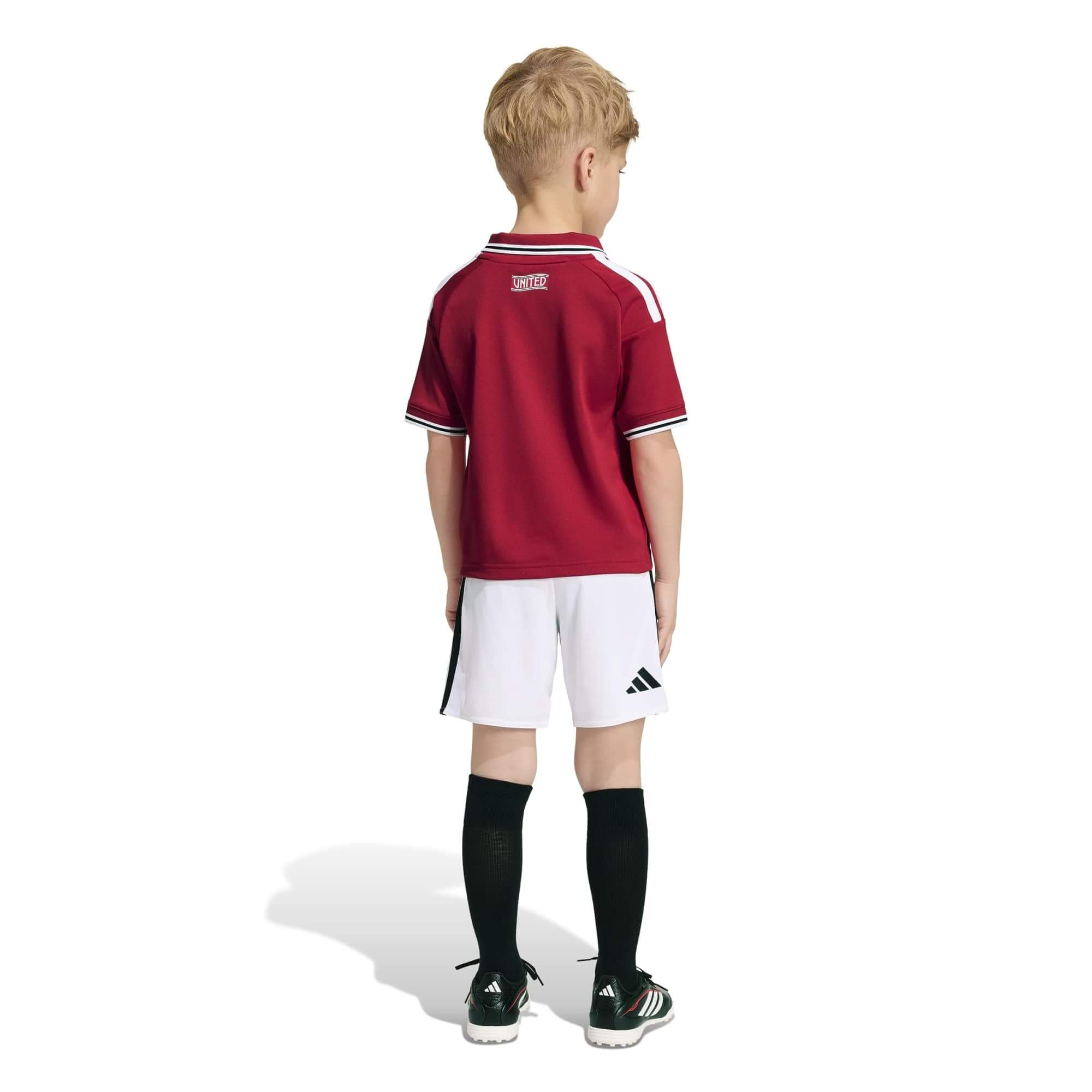 adidas 2026-27 Manchester United Kid's Home Mini Kit (Model - Back)