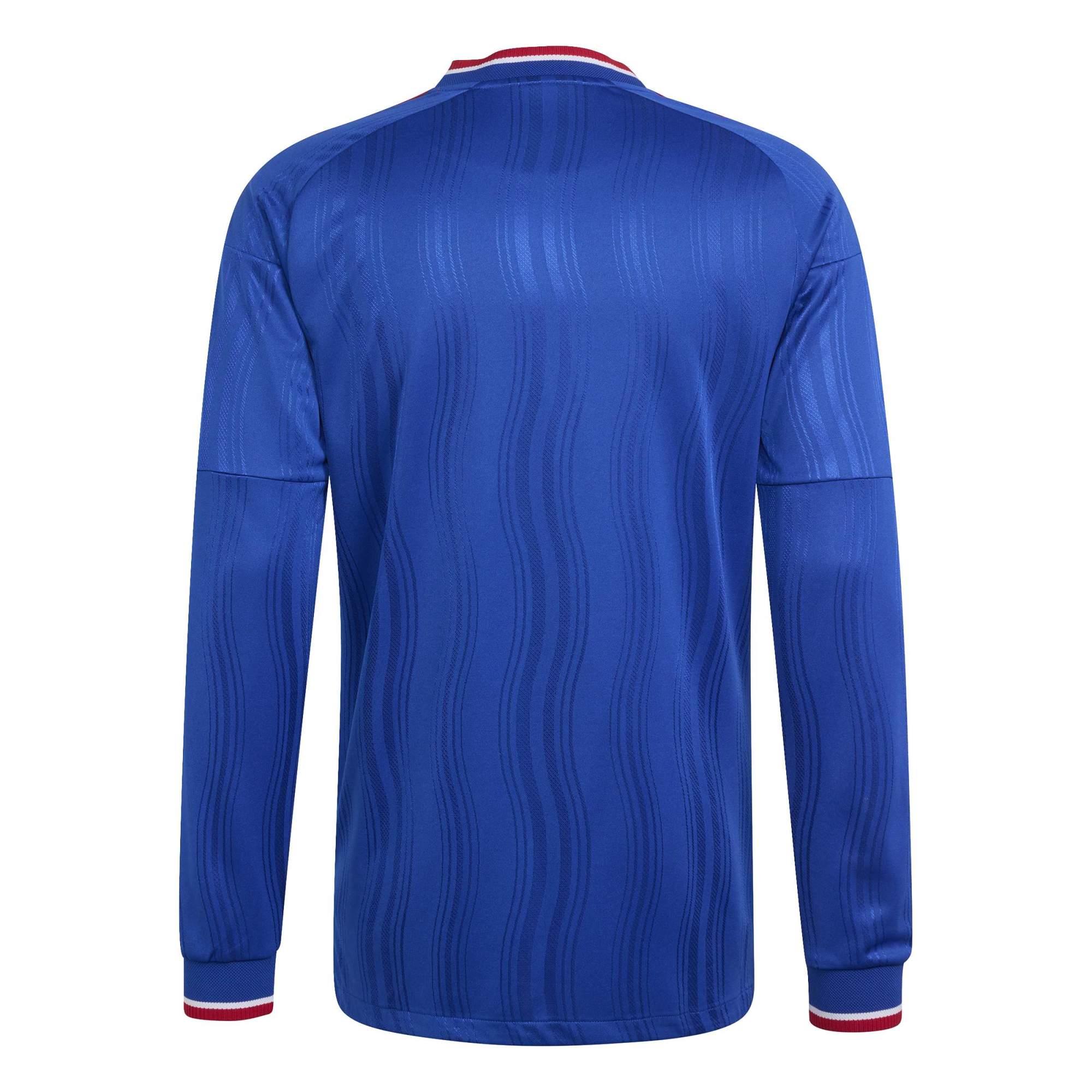 adidas 2026-27 Manchester United Men's Authentic Long-Sleeve Soccer Jersey (Backl)