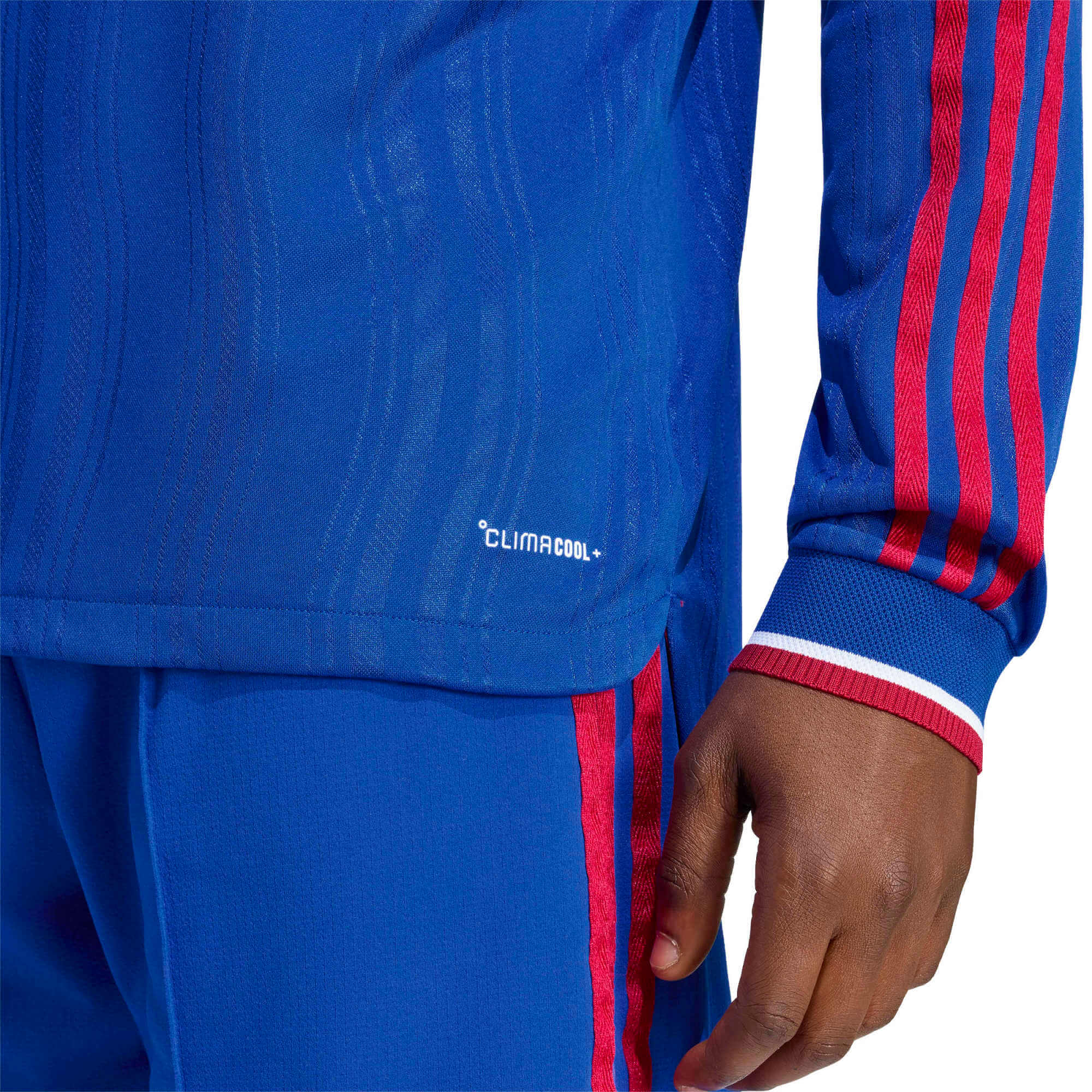 adidas 2026-27 Manchester United Men's Authentic Long-Sleeve Soccer Jersey (Detail 2)