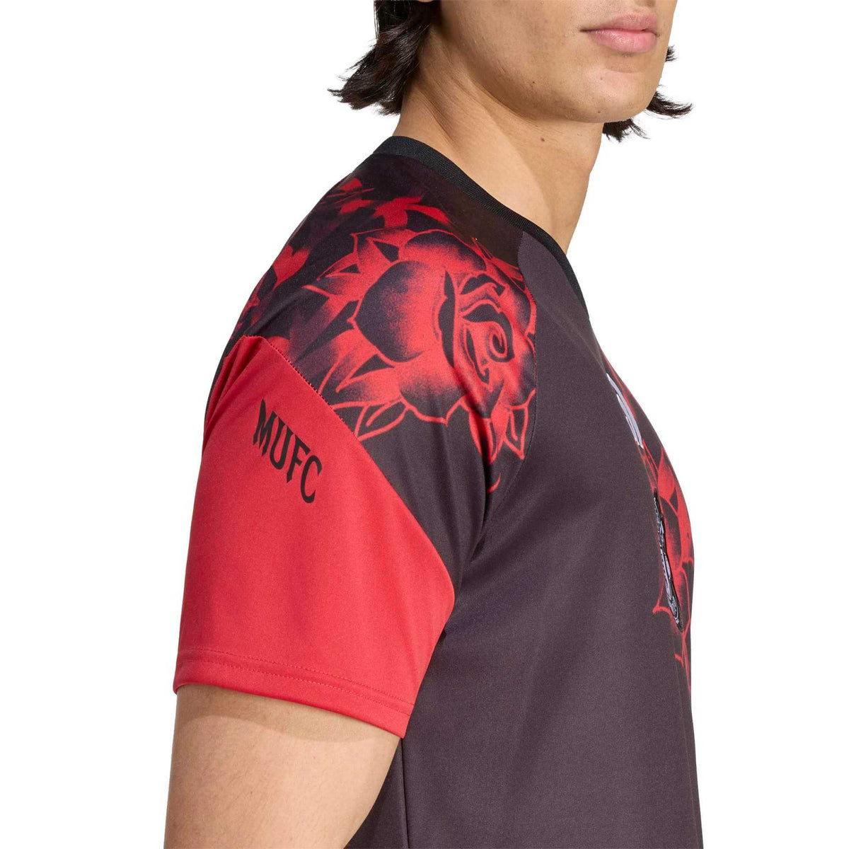 adidas 2026-27 Manchester United Men's Pre-Match Soccer Jersey (Detail 2)