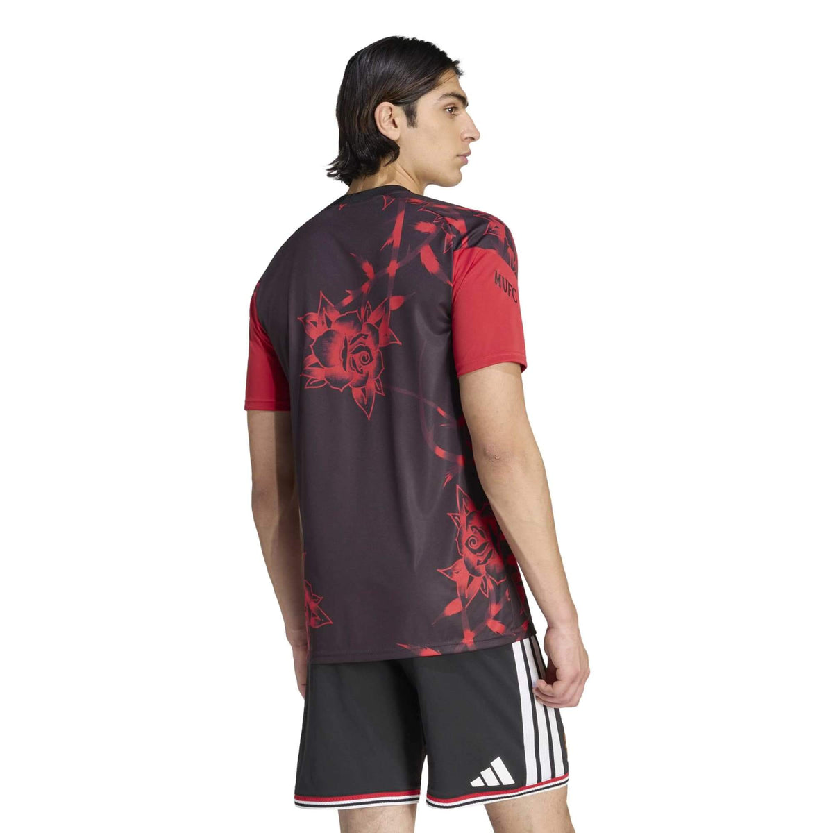 adidas 2026-27 Manchester United Men's Pre-Match Soccer Jersey (Model - Back)