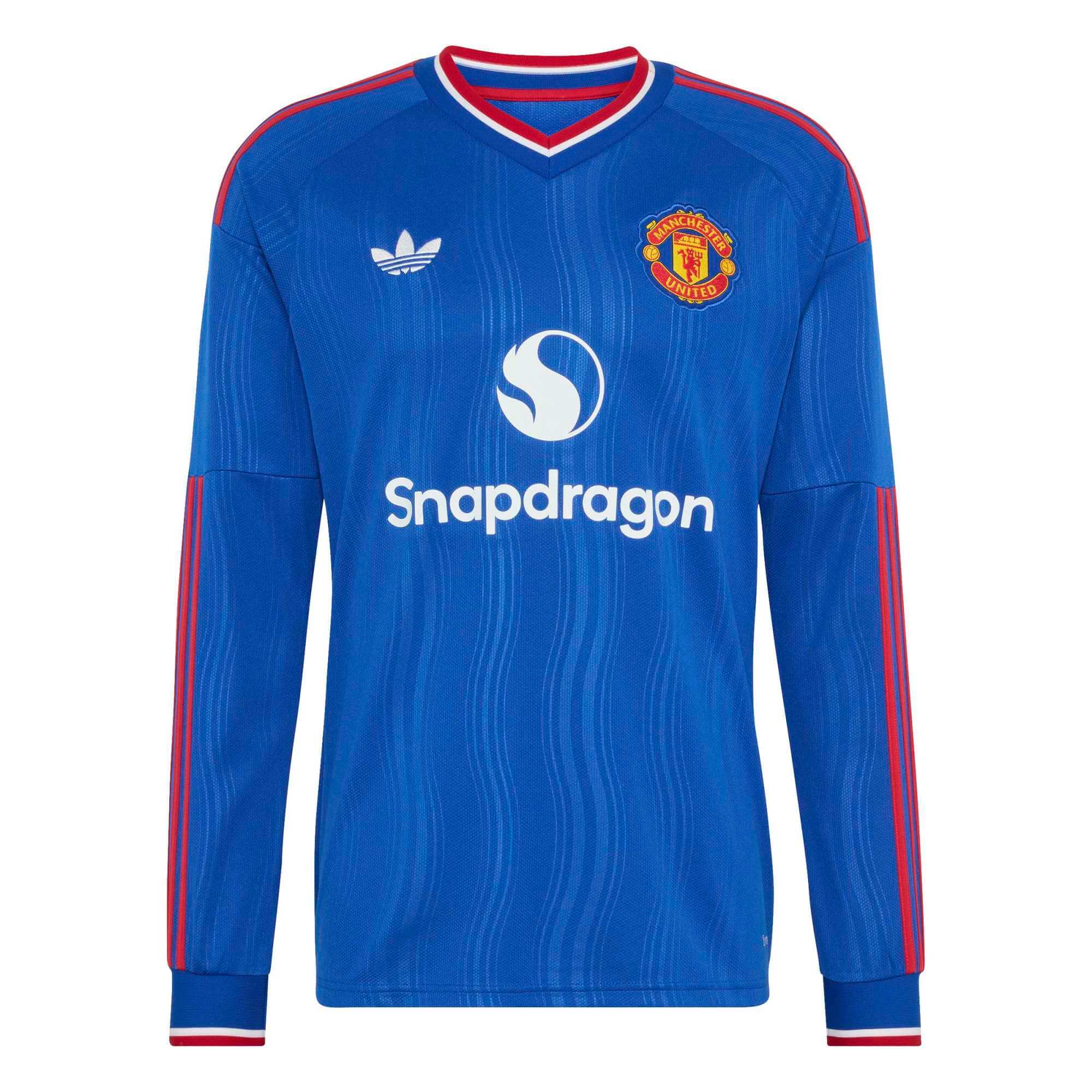 adidas 2026-27 Manchester United Men's Stadium Away Long-Sleeve Soccer Jersey (Front)