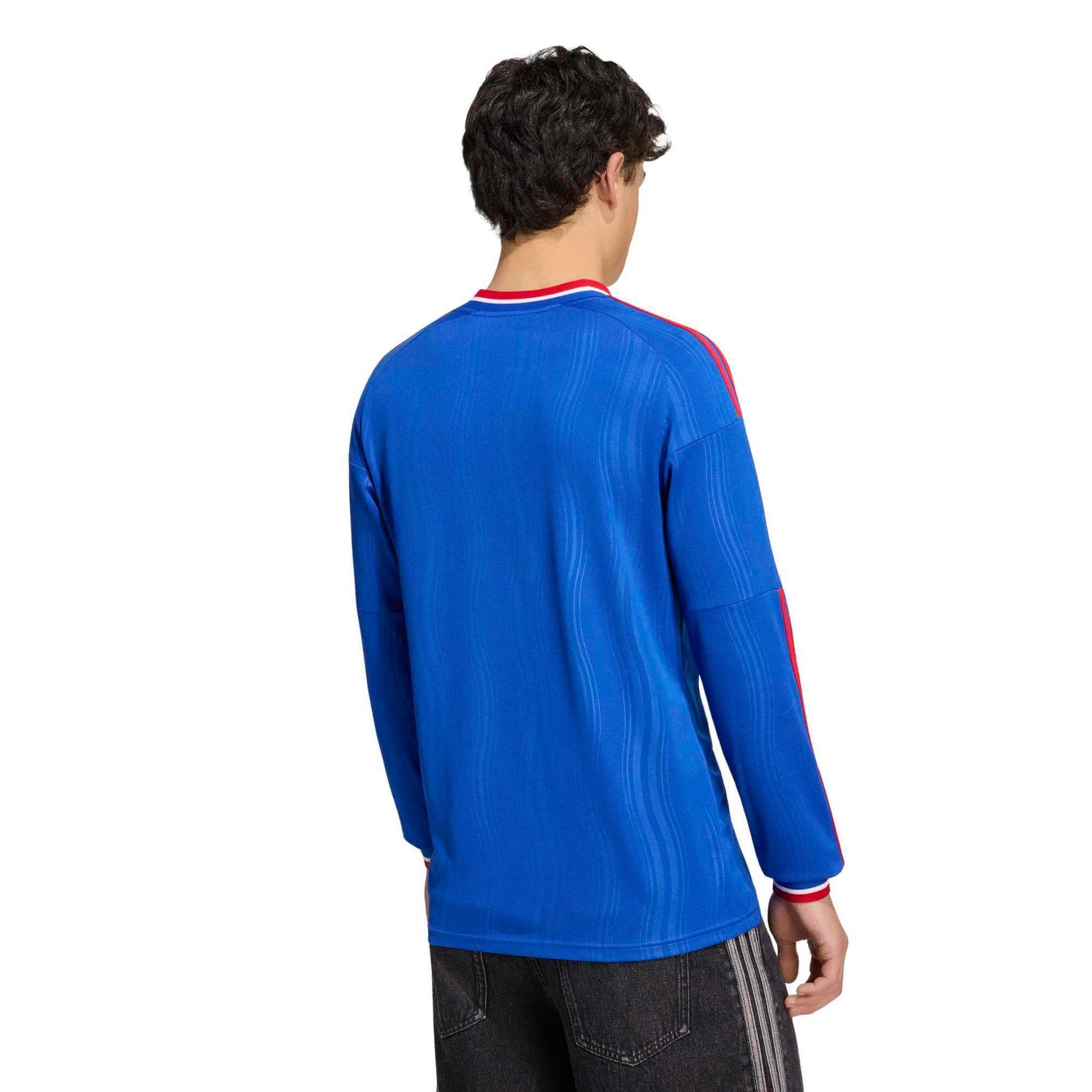 adidas 2026-27 Manchester United Men's Stadium Away Long-Sleeve Soccer Jersey (Model - Back)