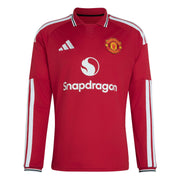 adidas 2026-27 Manchester United Men's Stadium Home Long-Sleeve Soccer Jersey (Front)