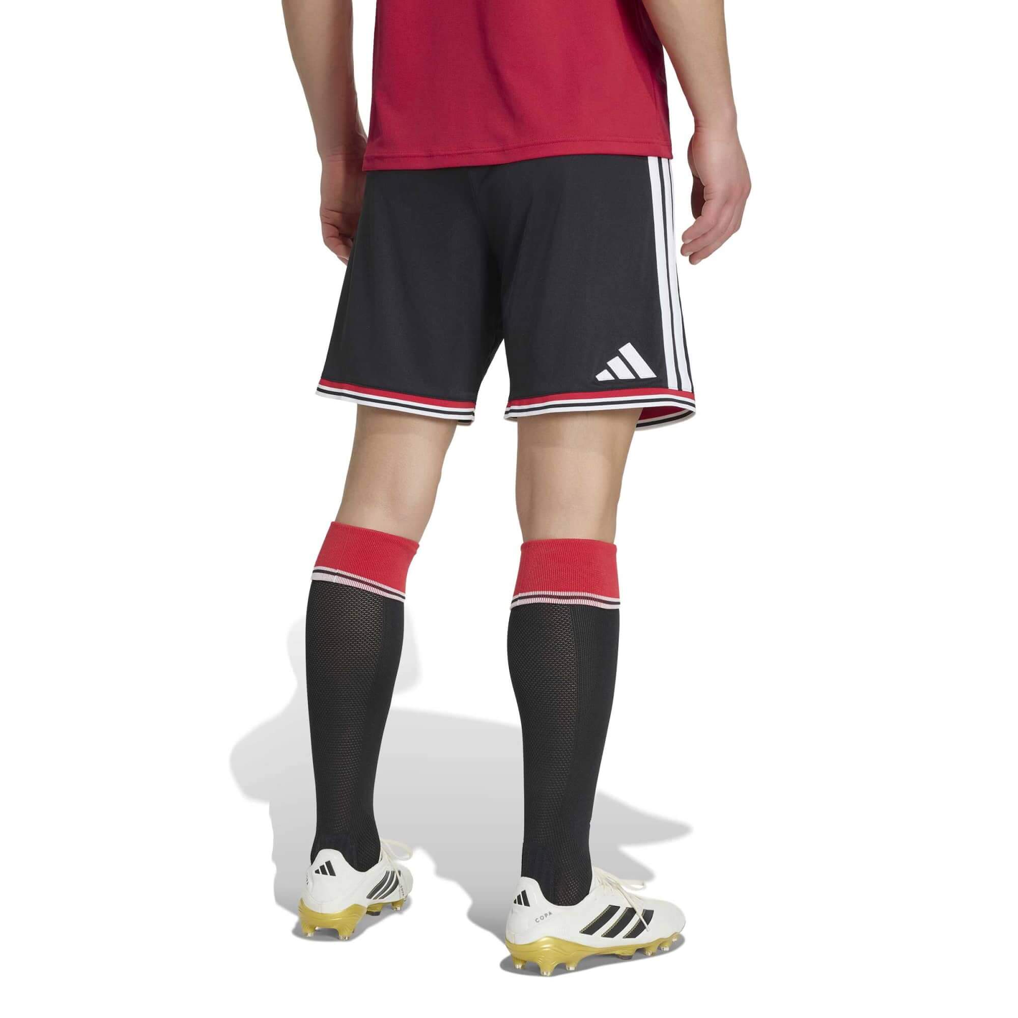 adidas 2026-27 Manchester United Men's Stadium Home Shorts (Model - Back)