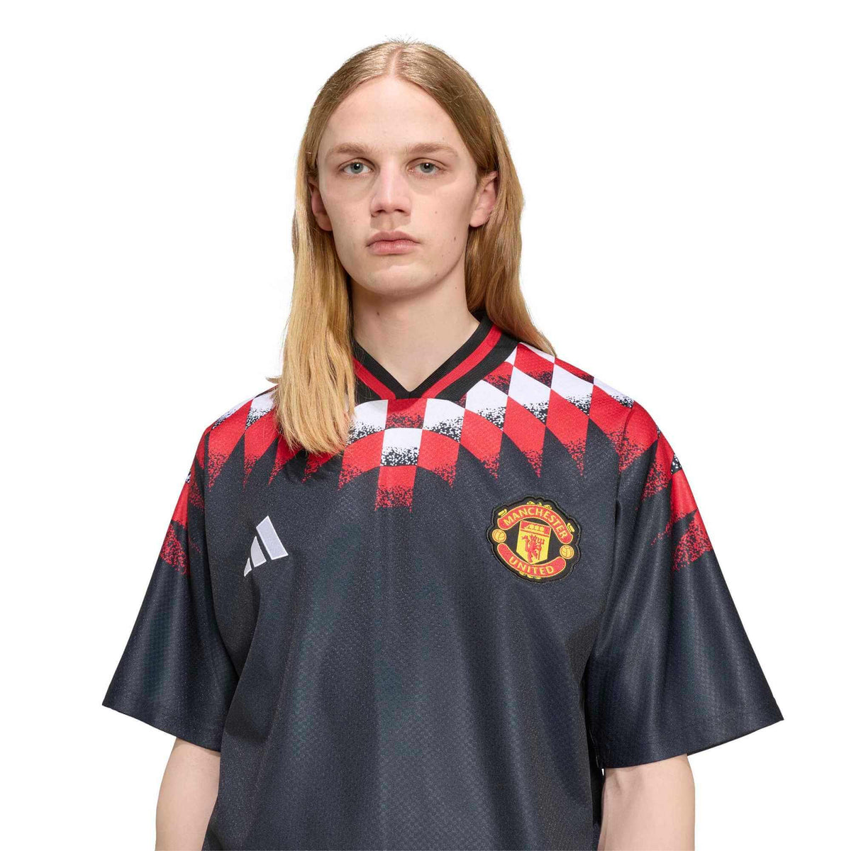 adidas 2026-27 Manchester United Men's Stadium Soccer Jersey (Detail 1)