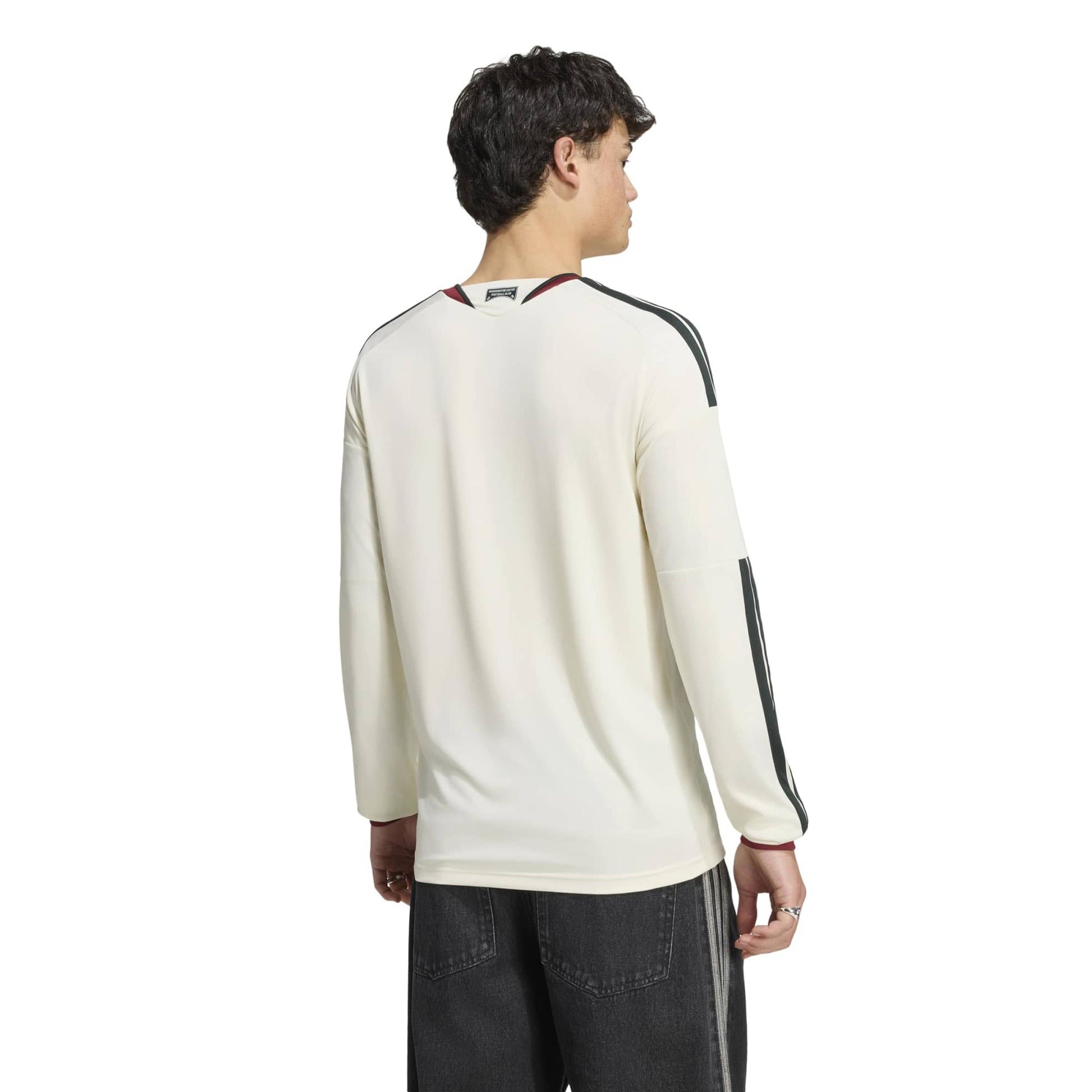 adidas 2026-27 Manchester United Men's Stadium Third Long-Sleeve Soccer Jersey (Model - Back)