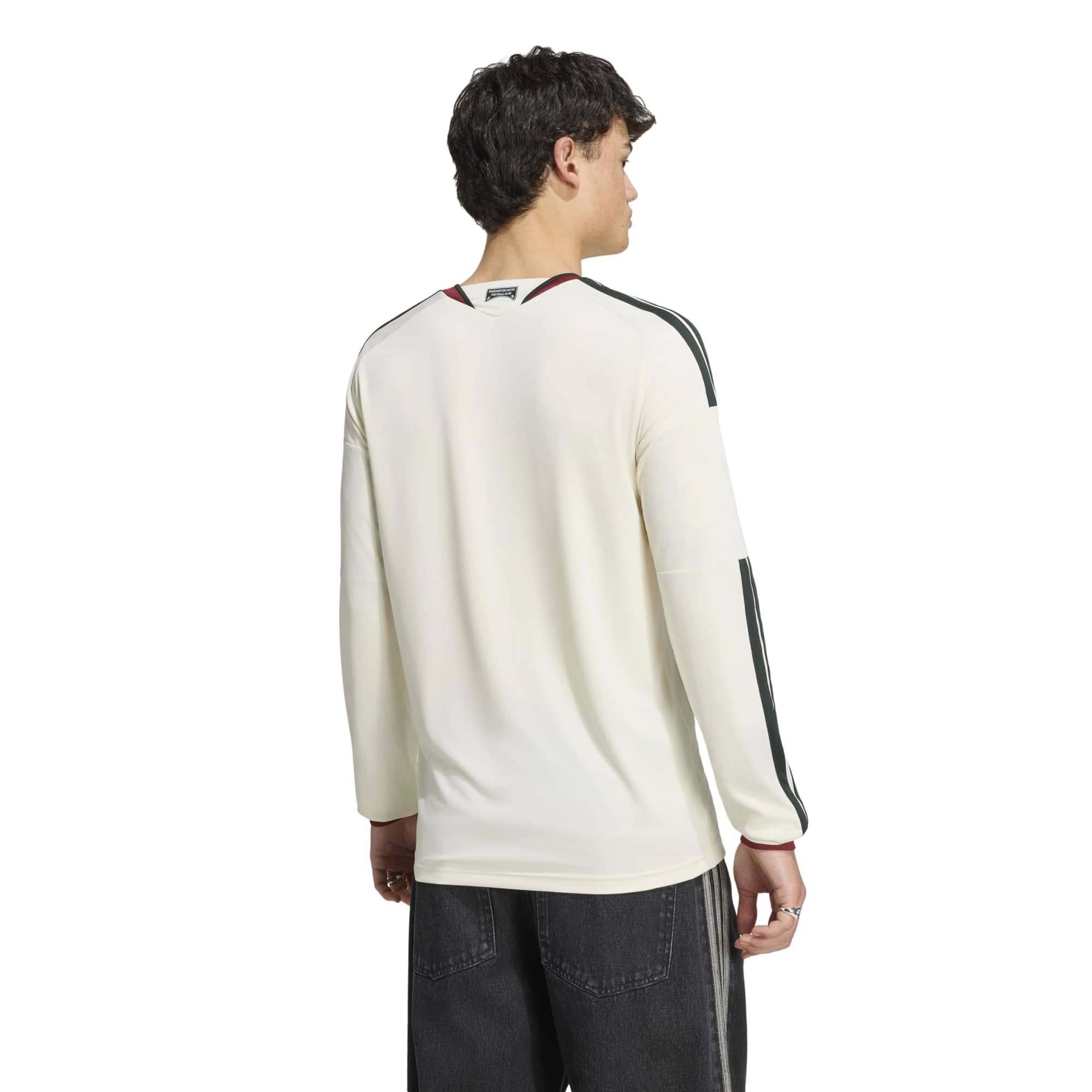 adidas 2026-27 Manchester United Men's Stadium Third Long-Sleeve Soccer Jersey (Model - Back)