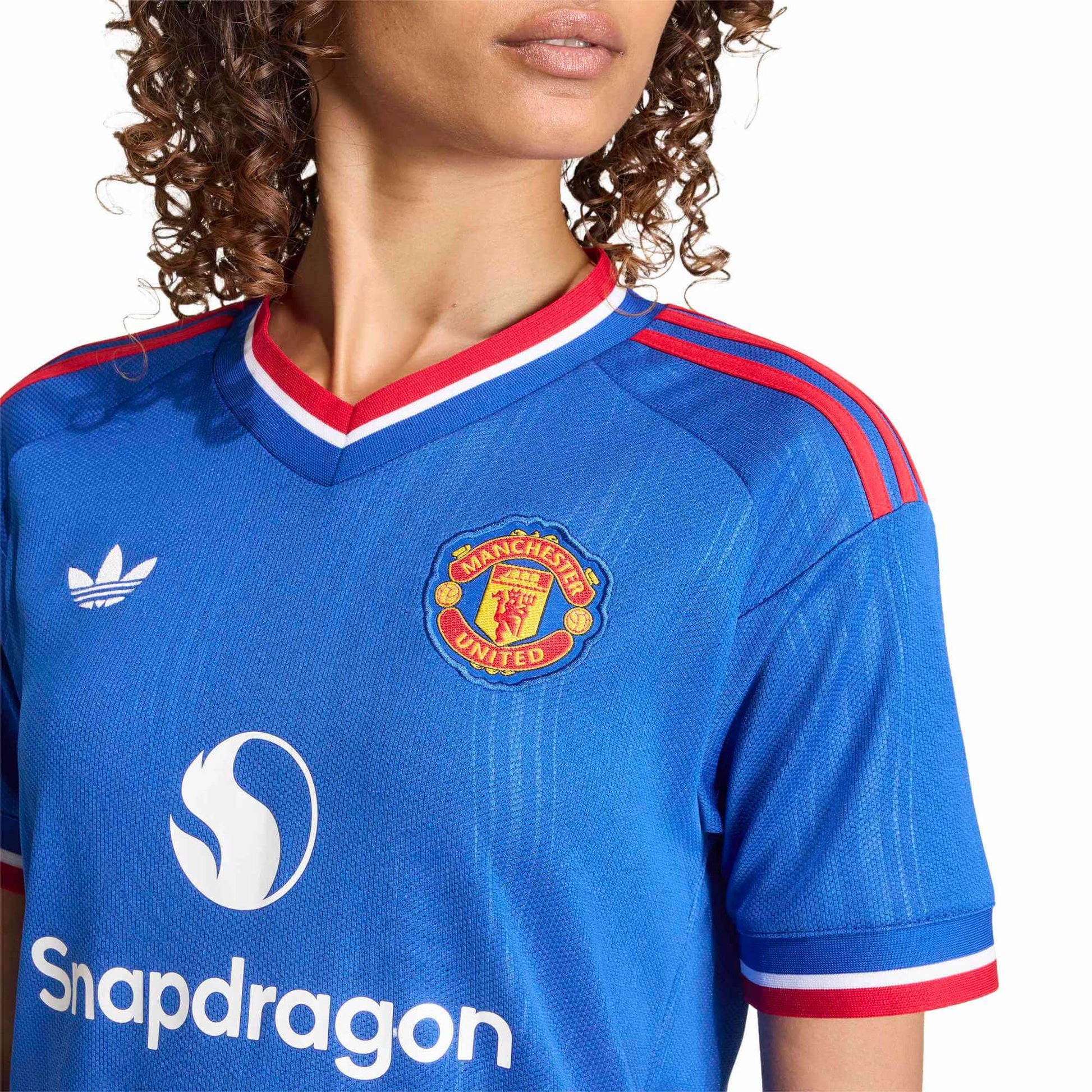 adidas 2026-27 Manchester United Women's Stadium Away Soccer Jersey (Detail 1)