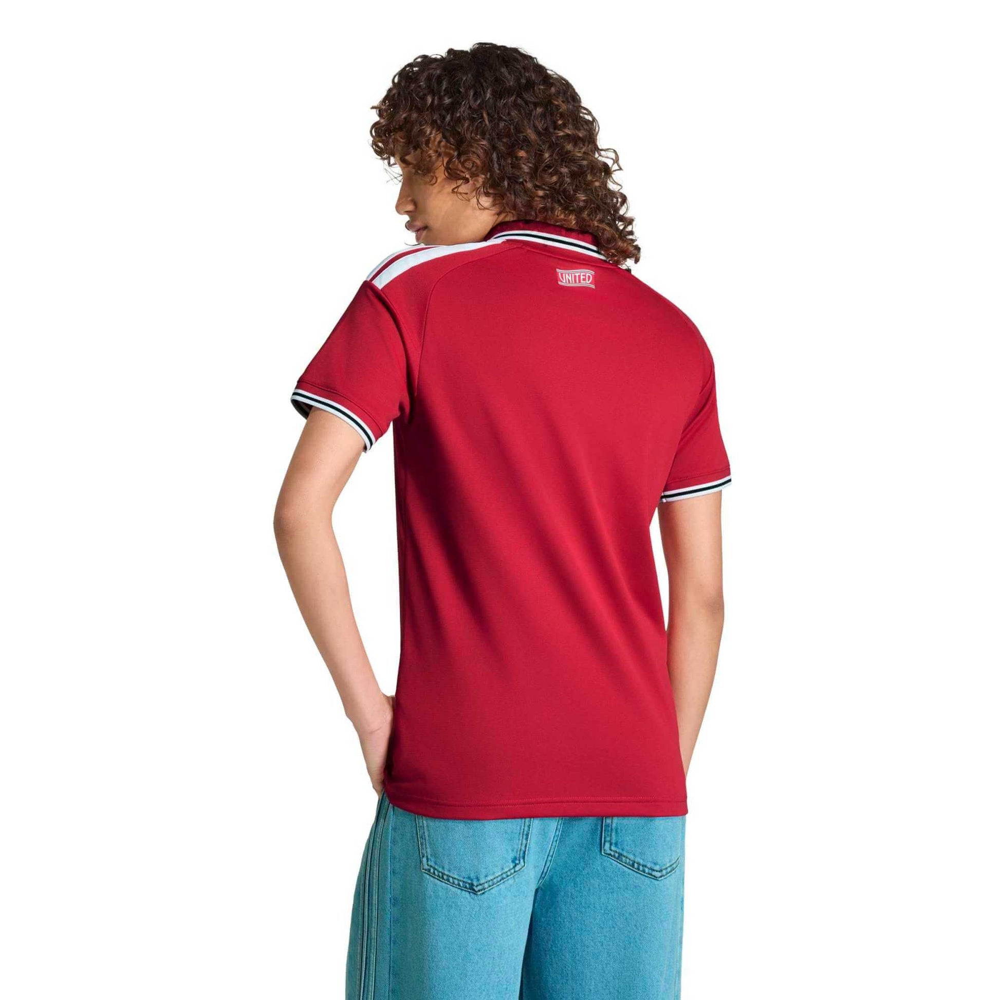 adidas 2026-27 Manchester United Women's Stadium Home Soccer Jersey (Model - Back)