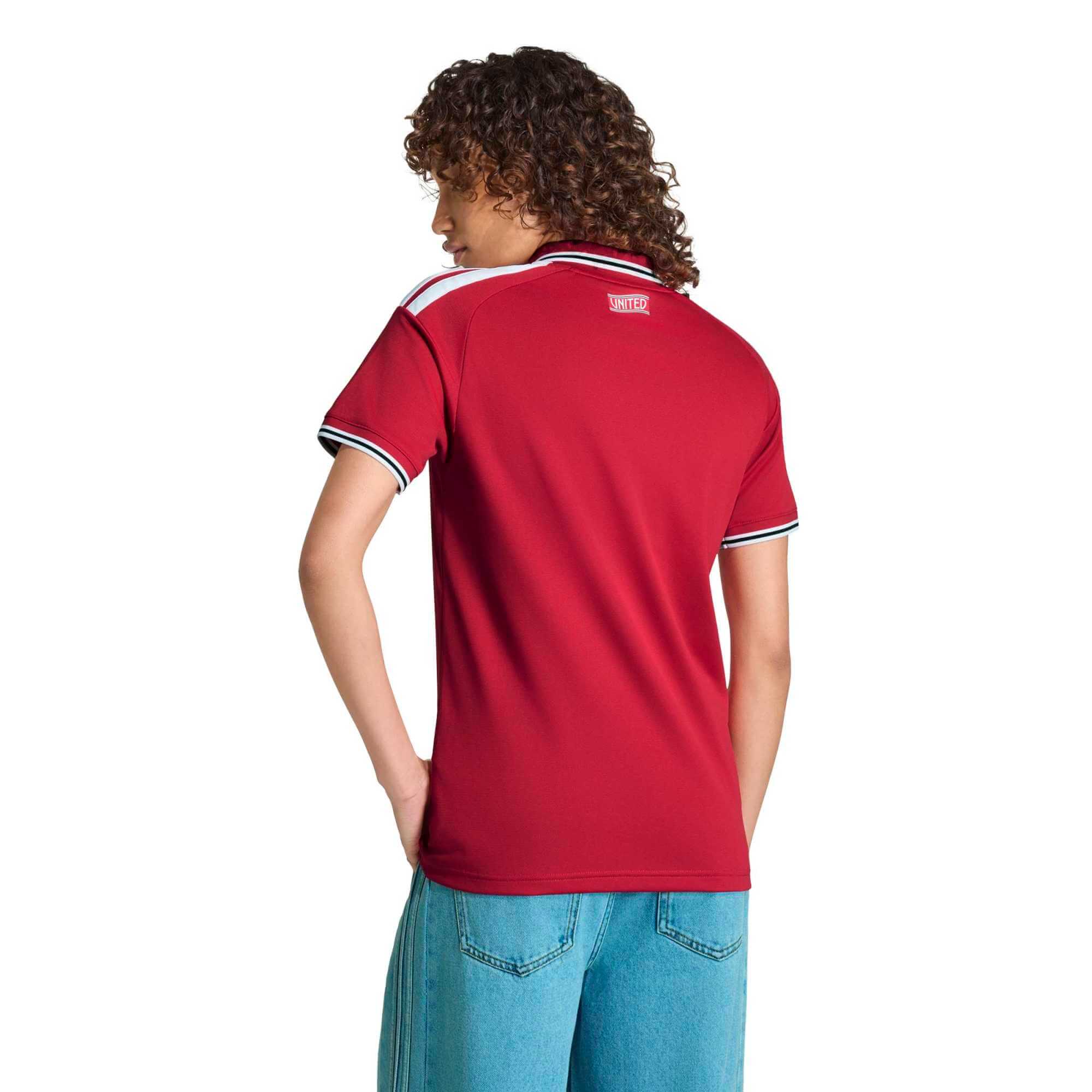 adidas 2026-27 Manchester United Women's Stadium Home Soccer Jersey (Model - Back)