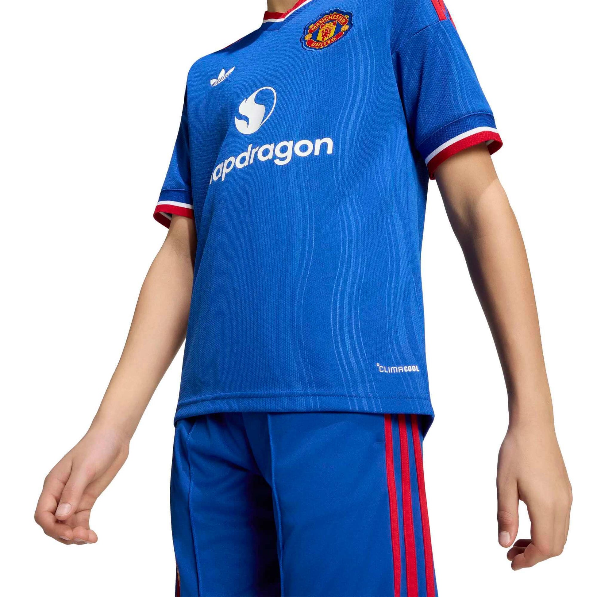 adidas 2026-27 Manchester United Youth Stadium Away Soccer Jersey (Detail 2)