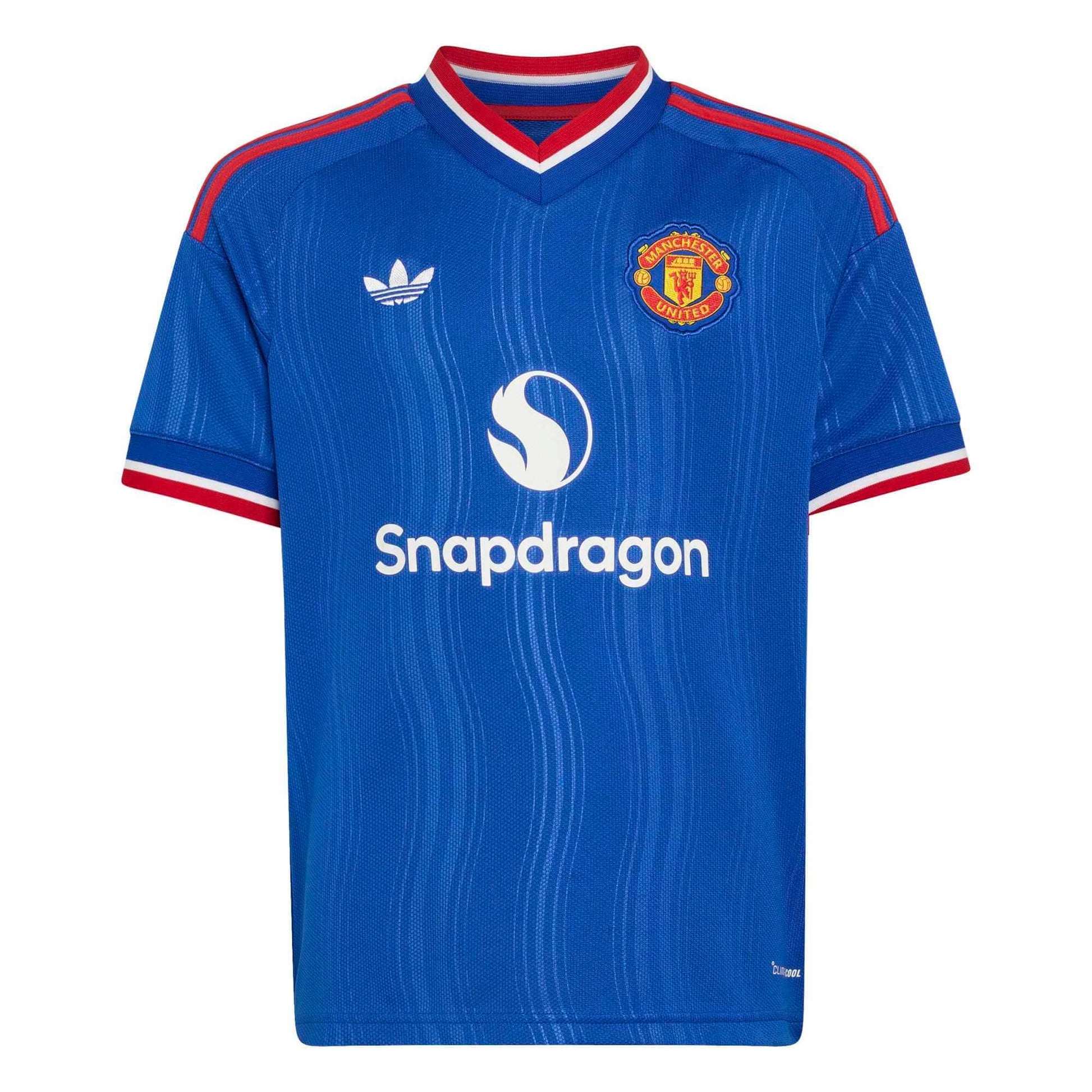 adidas 2026-27 Manchester United Youth Stadium Away Soccer Jersey (Front)
