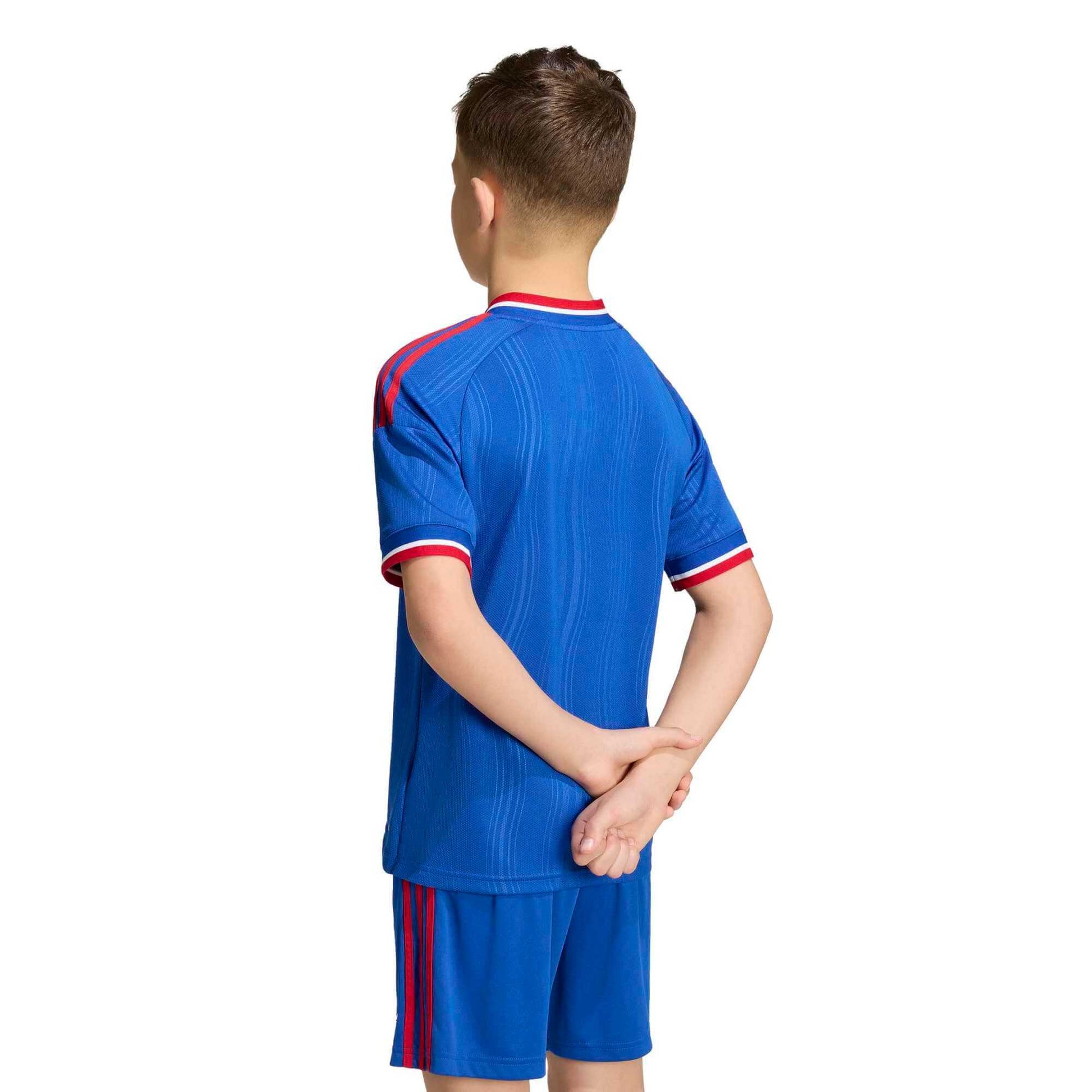 adidas 2026-27 Manchester United Youth Stadium Away Soccer Jersey (Model - Back)