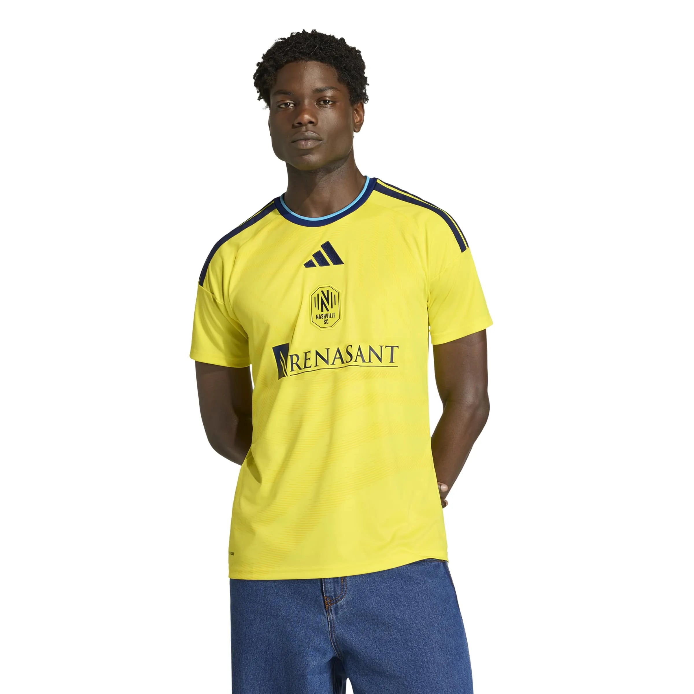 adidas 2026-27 Nashville Men's Stadium Home Soccer Jersey (Model - Front)