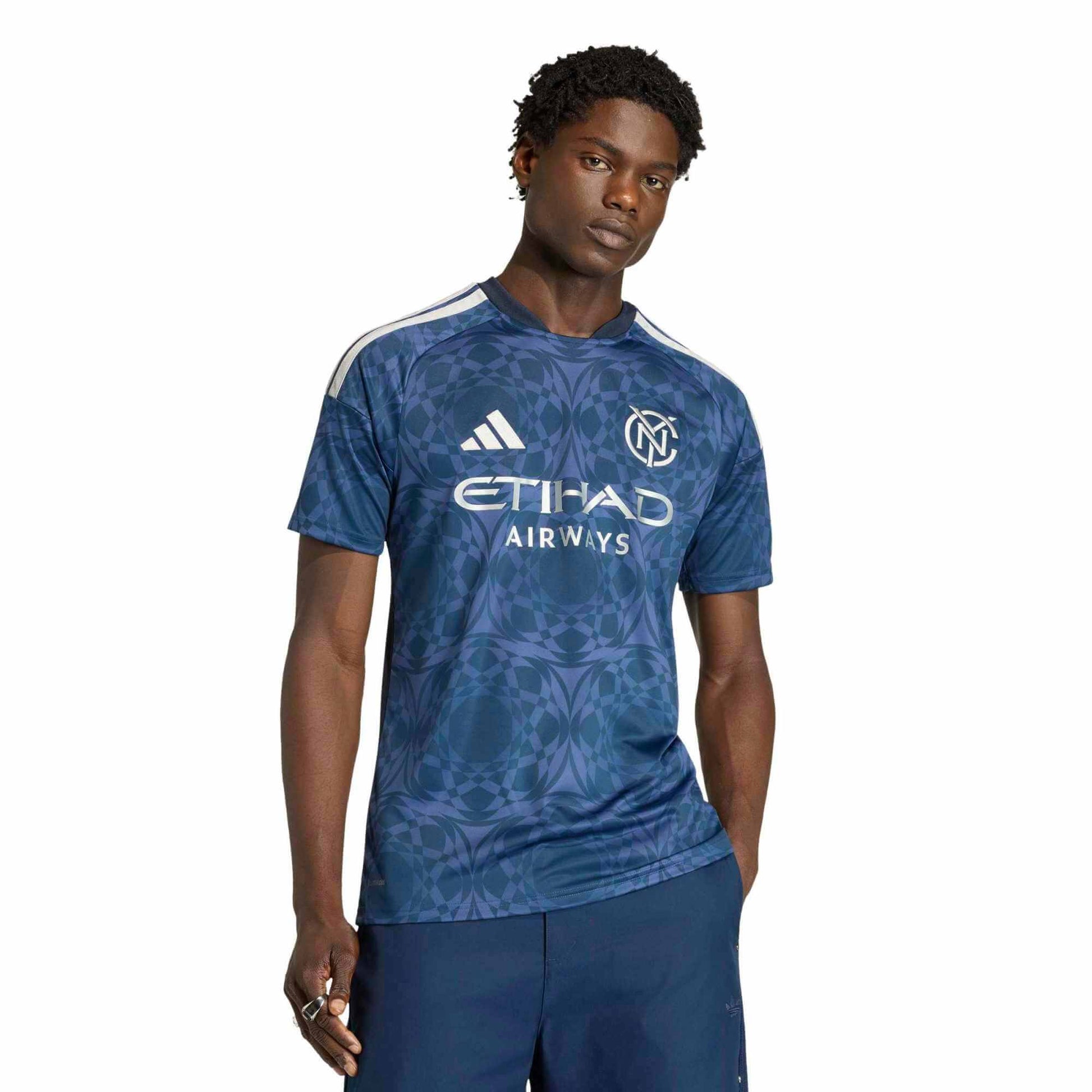 adidas 2026-27 New York City FC Men's Stadium Away Soccer Jersey (Model - Front)