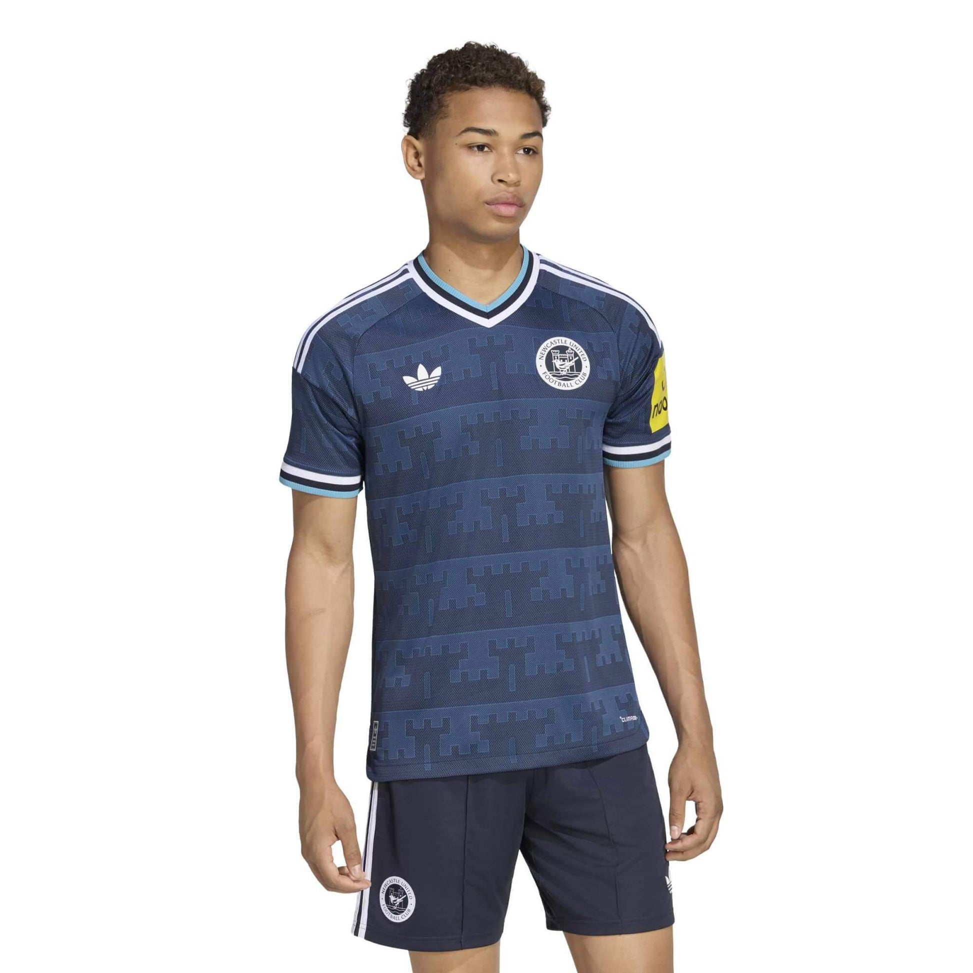 adidas 2026-27 Newcastle Men's Authentic Away Soccer Jersey (Model - Front)
