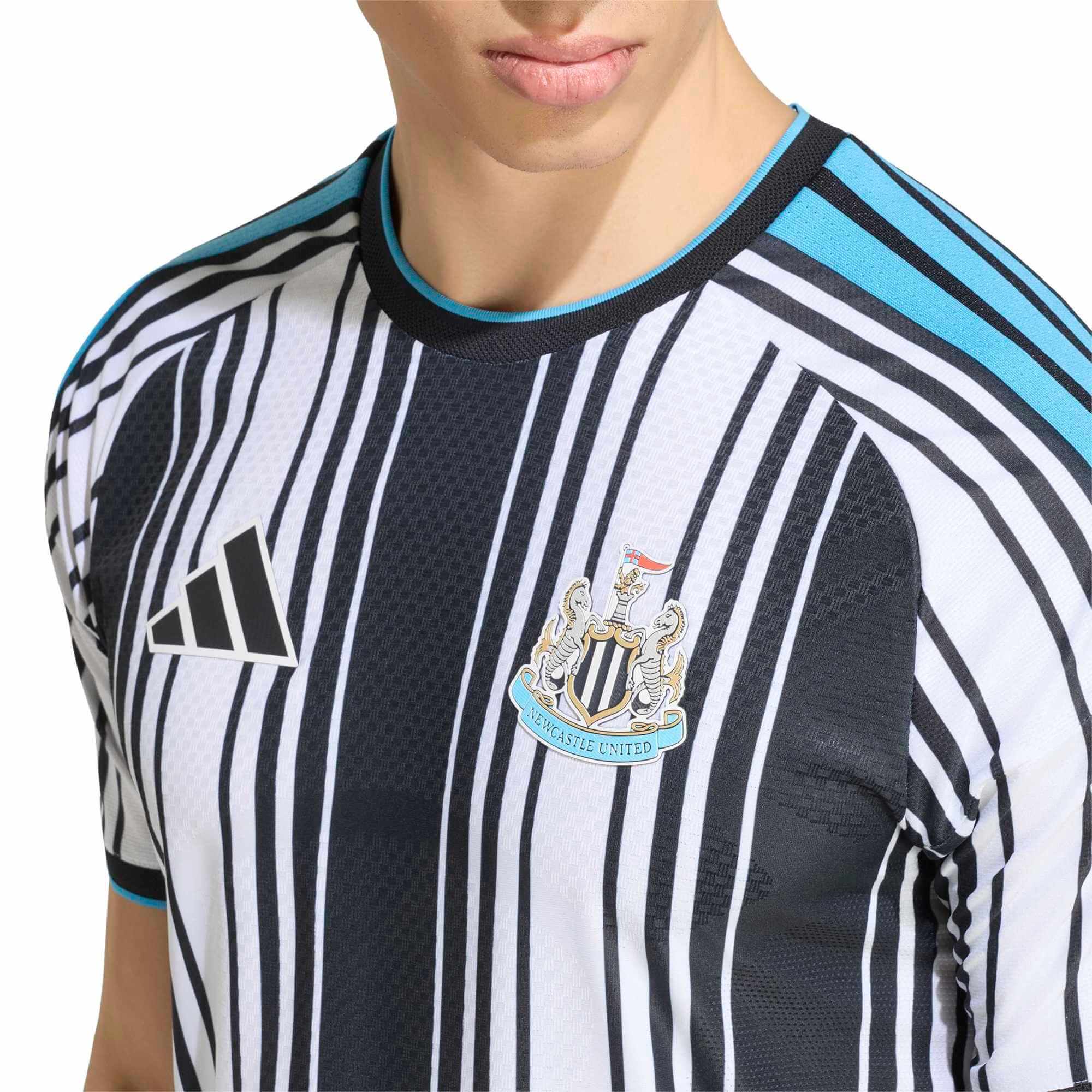 adidas 2026-27 Newcastle Men's Authentic Home Soccer Jersey (Detail 1)