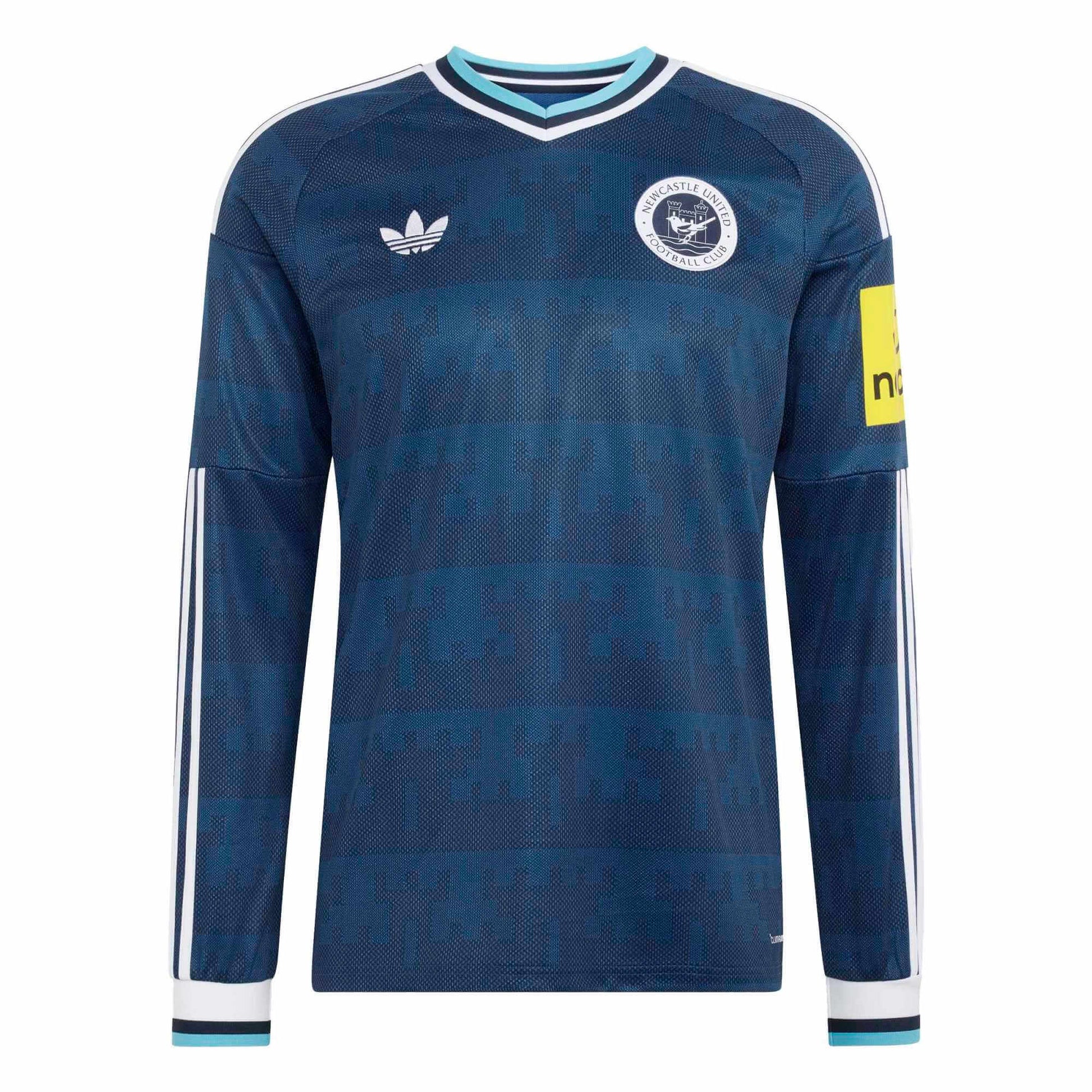 adidas 2026-27 Newcastle Men's Stadium Away Long-Sleeve Soccer Jersey (Front)