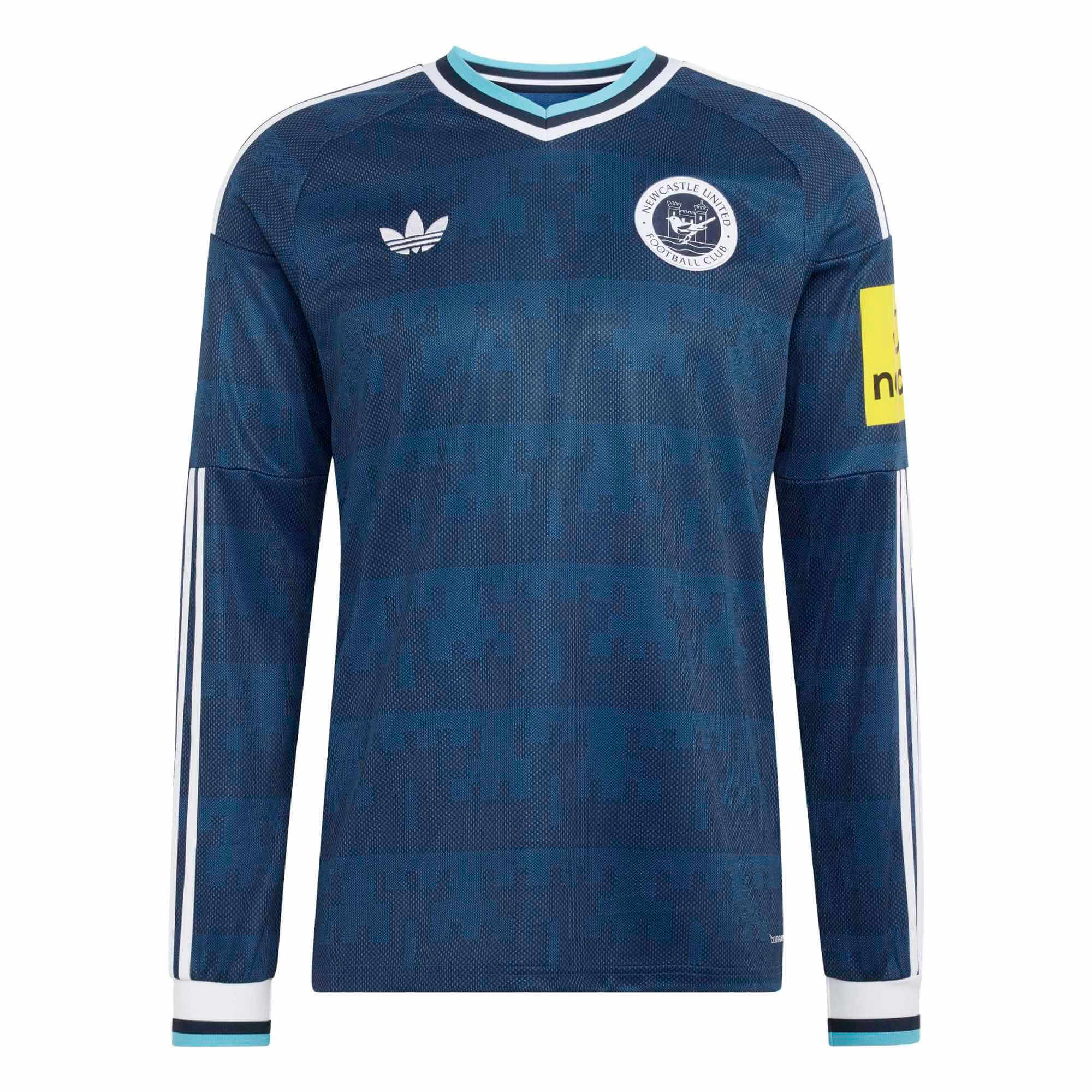 adidas 2026-27 Newcastle Men's Stadium Away Long-Sleeve Soccer Jersey (Front)